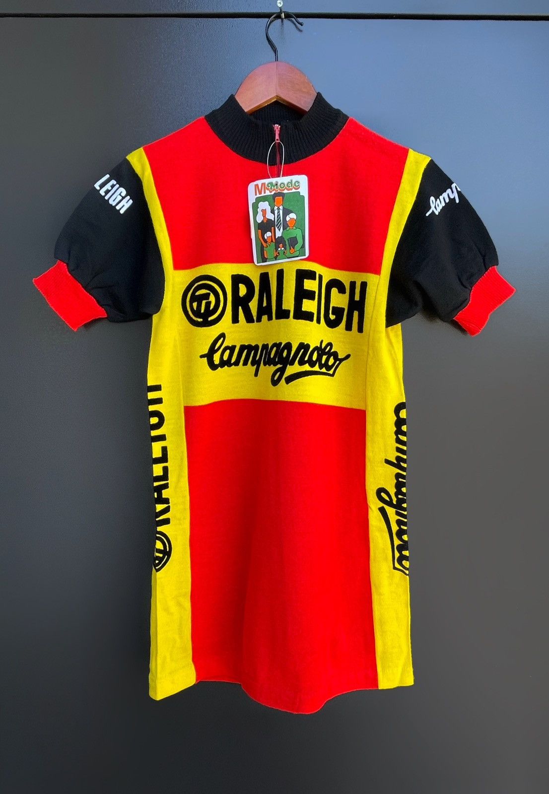 RALEIGH Campagnolo Wool Shirt Cycling Jersey MOA Sport Italy