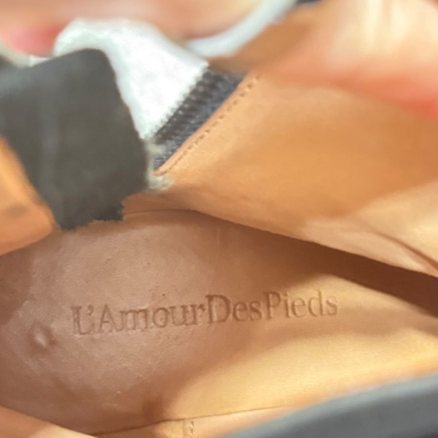 Other L'Amour Des Pieds Chelsea Boots 6.5 Black Leather Joose Ankl Size US 6.5 / IT 36.5 - 3 Thumbnail