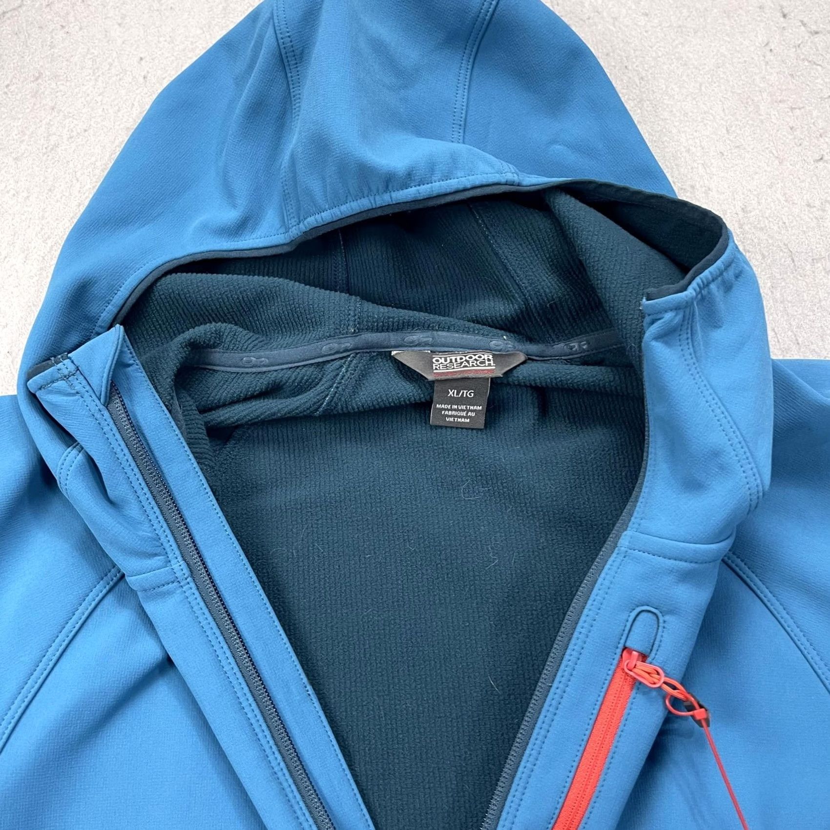 Outdoor Research Outdoor Research Jacket Womens XL Blue Ferrosi Grid Hooded Softshell Full Zip Size XL / US 12-14 / IT 48-50 - 5 Thumbnail