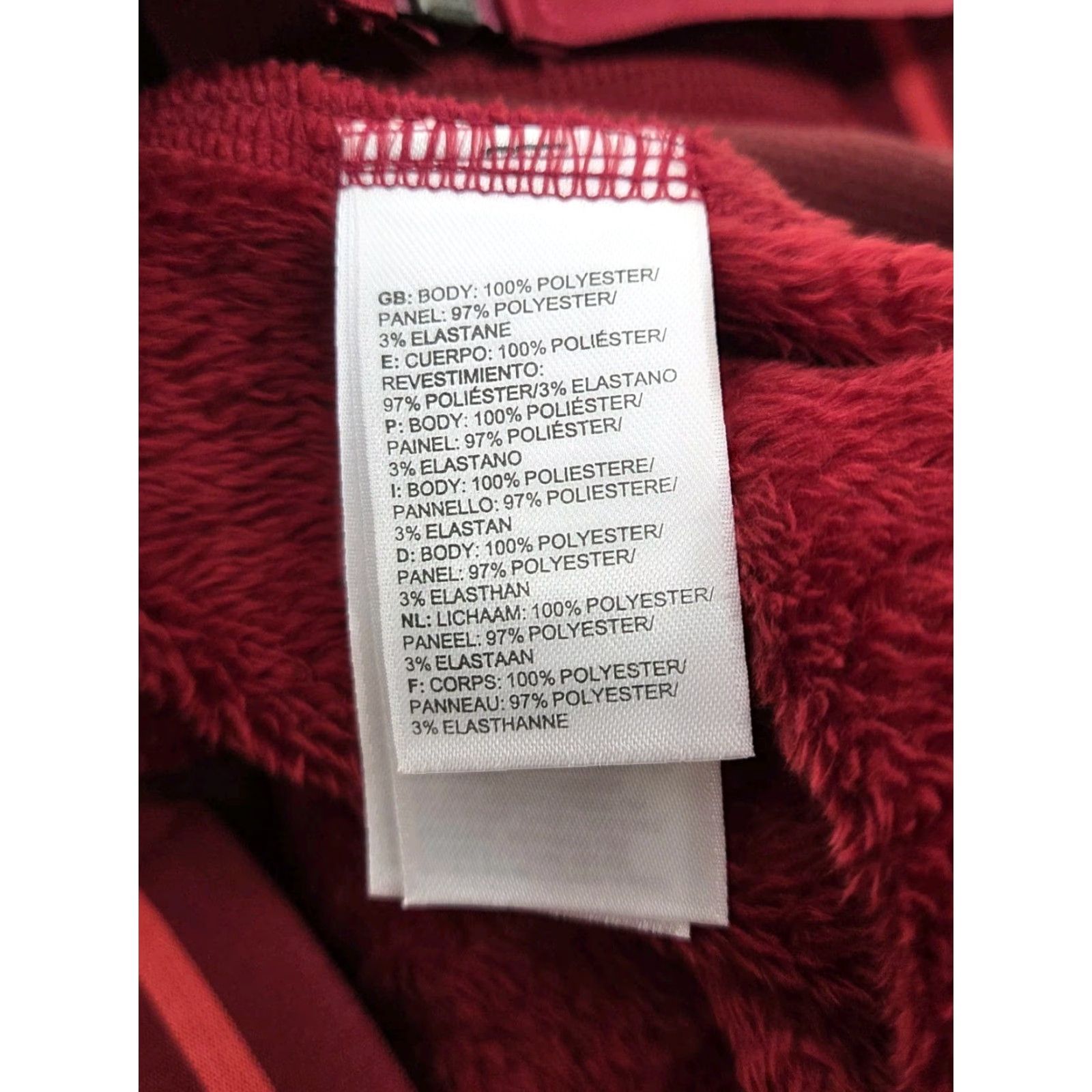 The North Face The North Face Womens Jacket M Fleece Full Zip Red Long Sleeve Sherpa Osito Baggy? Size M / US 6-8 / IT 42-44 - 5 Thumbnail