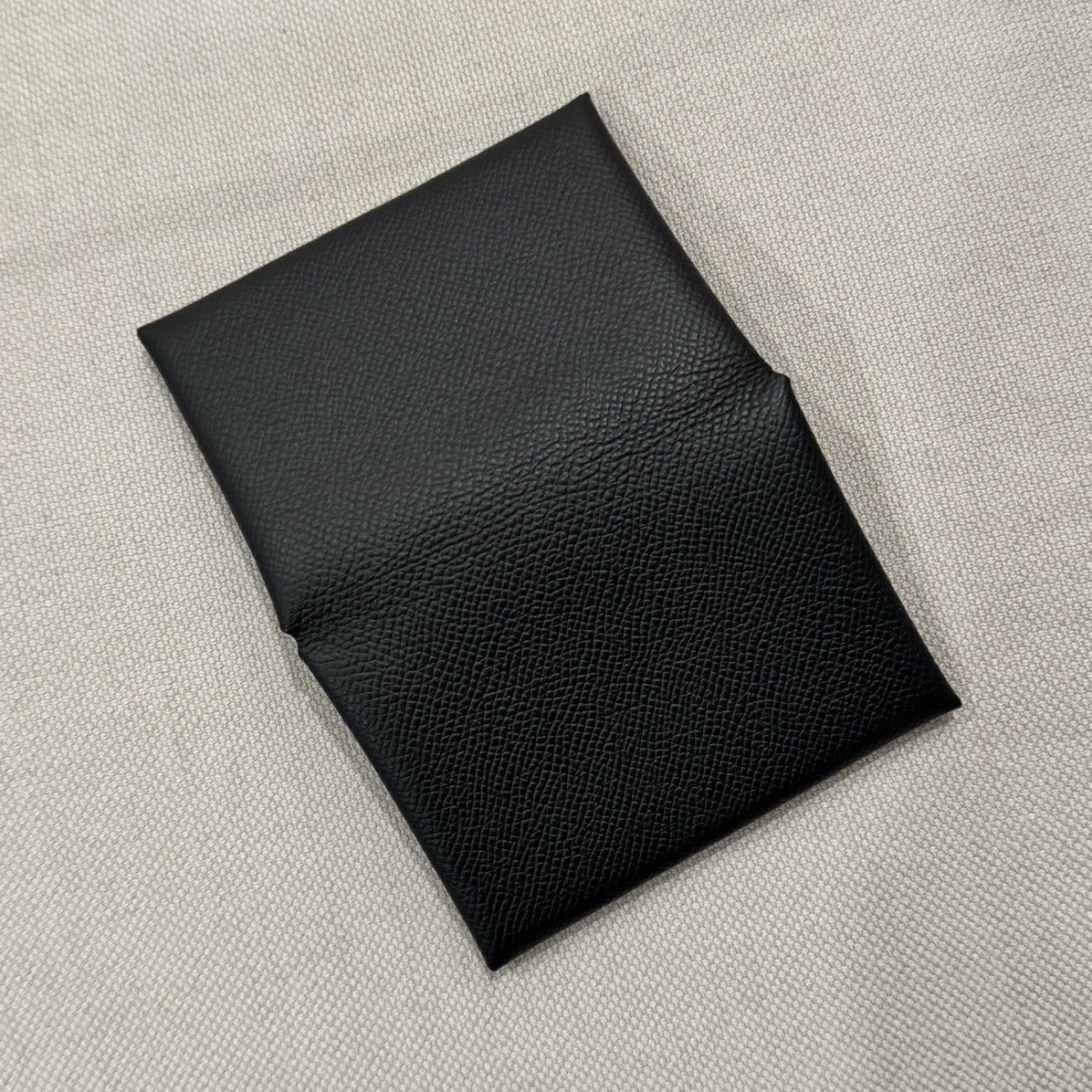 Hermes Hermes Calvi Duo Compact Leather Cardholder Size ONE SIZE - 4 Thumbnail