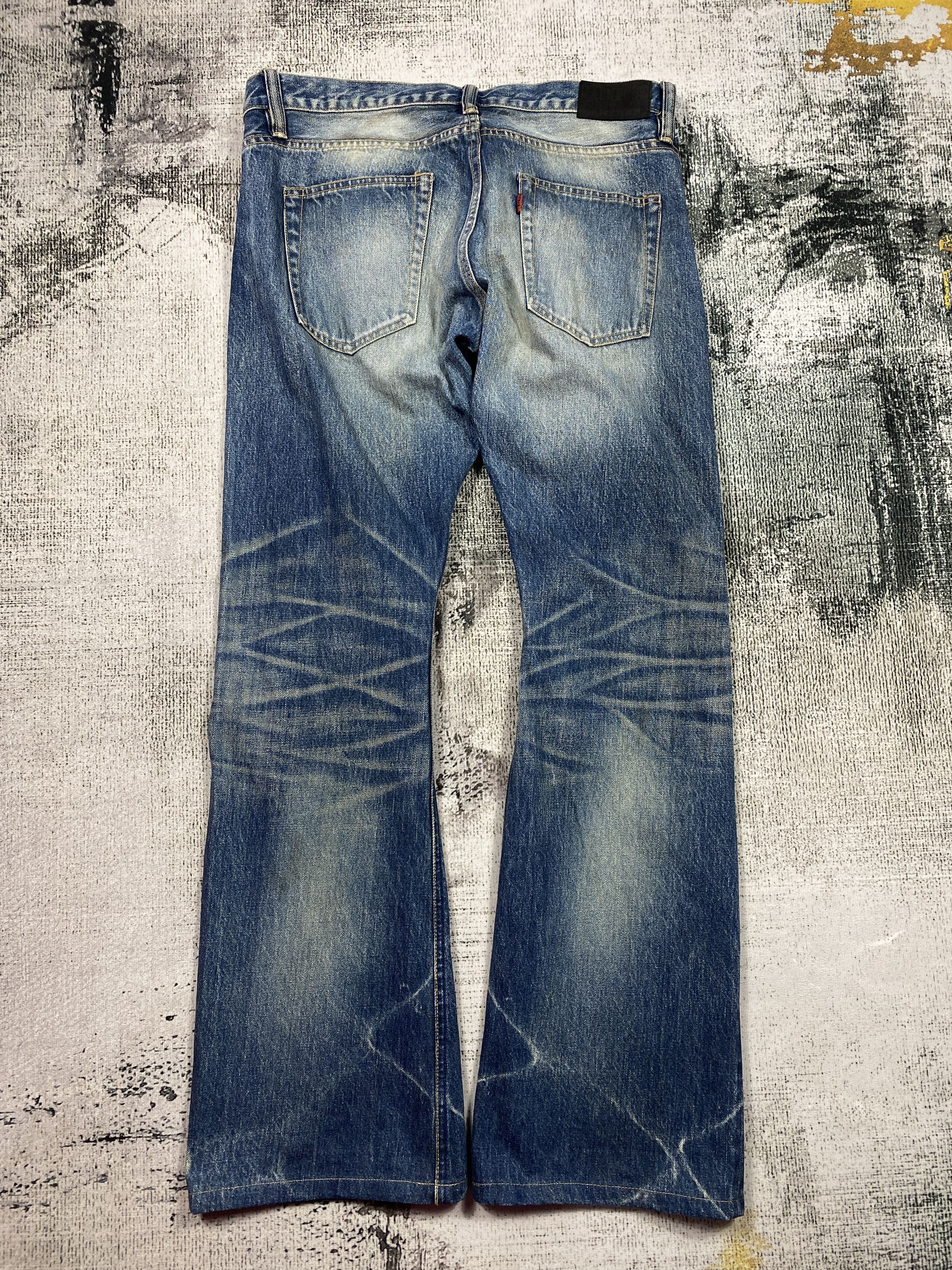 JACKROSE GRAIL🔥Japanese Jack Rose Flared Bootcut Distress Denim Size US 36 / EU 52 - 1 Thumbnail