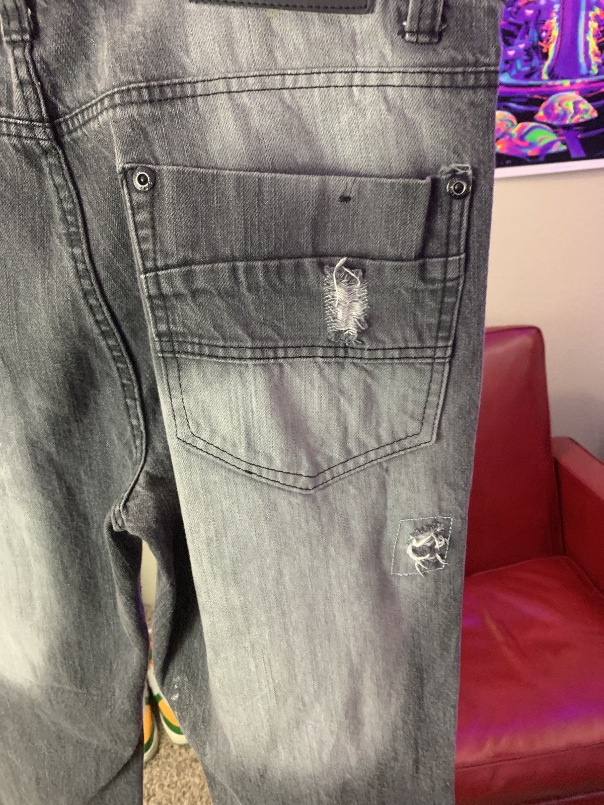 Southpole Vintage Southpole Mens Distressed Denim Jeans Size US 36 / EU 52 - 3 Thumbnail