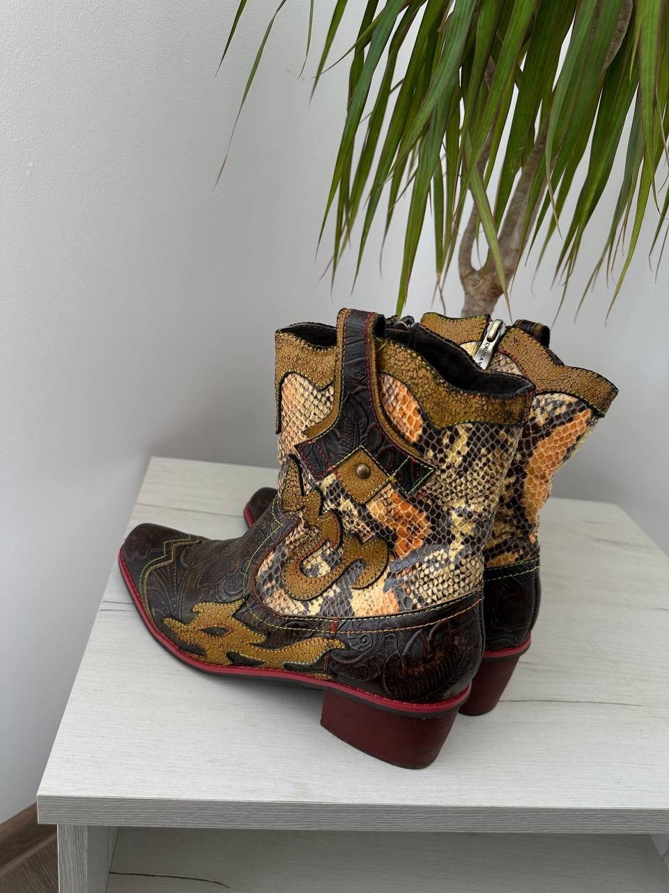 Japanese Brand × Vintage Vintage Japanese Laura Vita Cowboy Boots Size US 9 / IT 39 - 15 Thumbnail