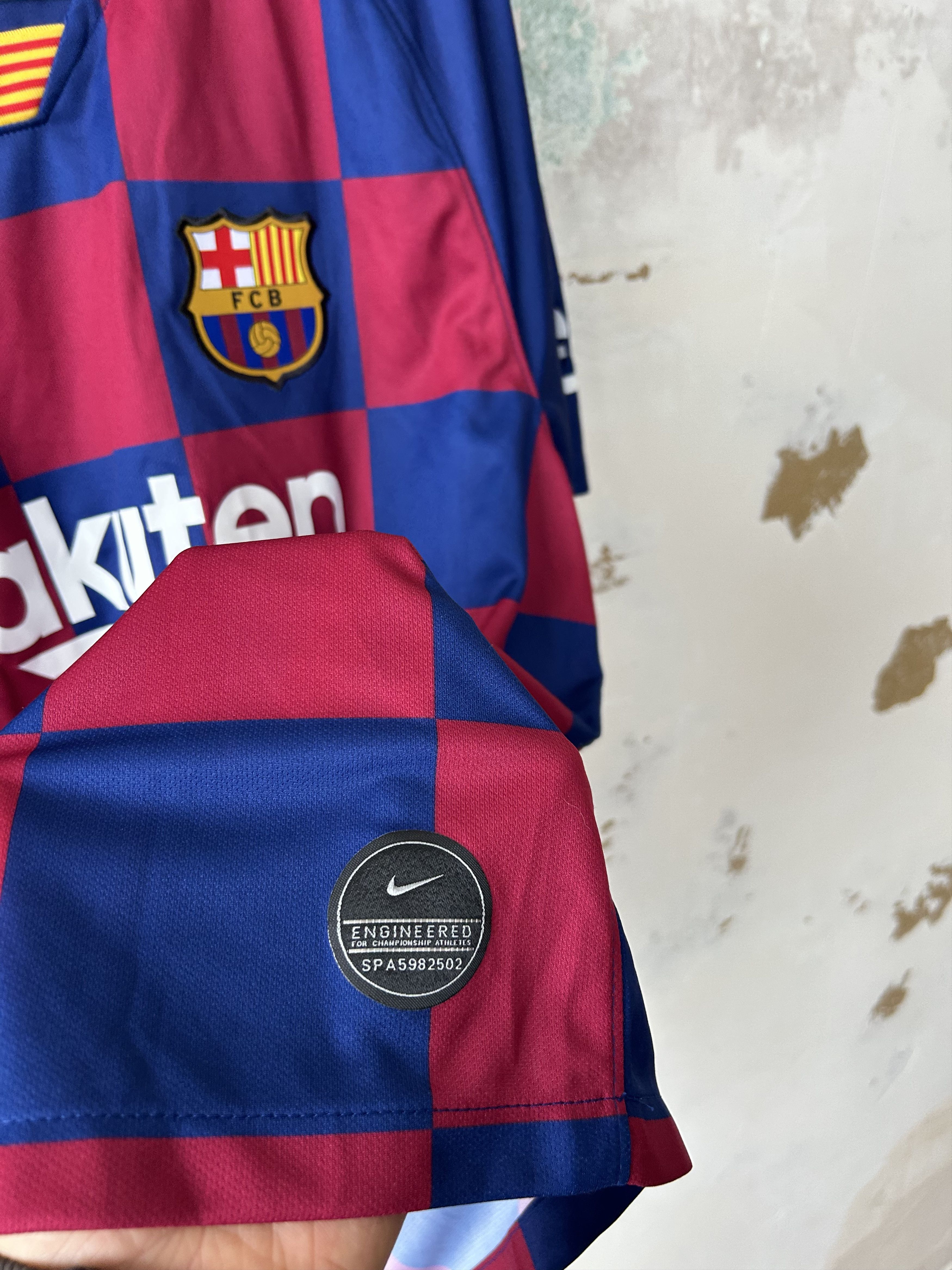 Nike Barcelona FC Nike Home Shirt Jersey 18/19 Size US XL / EU 56 / 4 - 5 Thumbnail