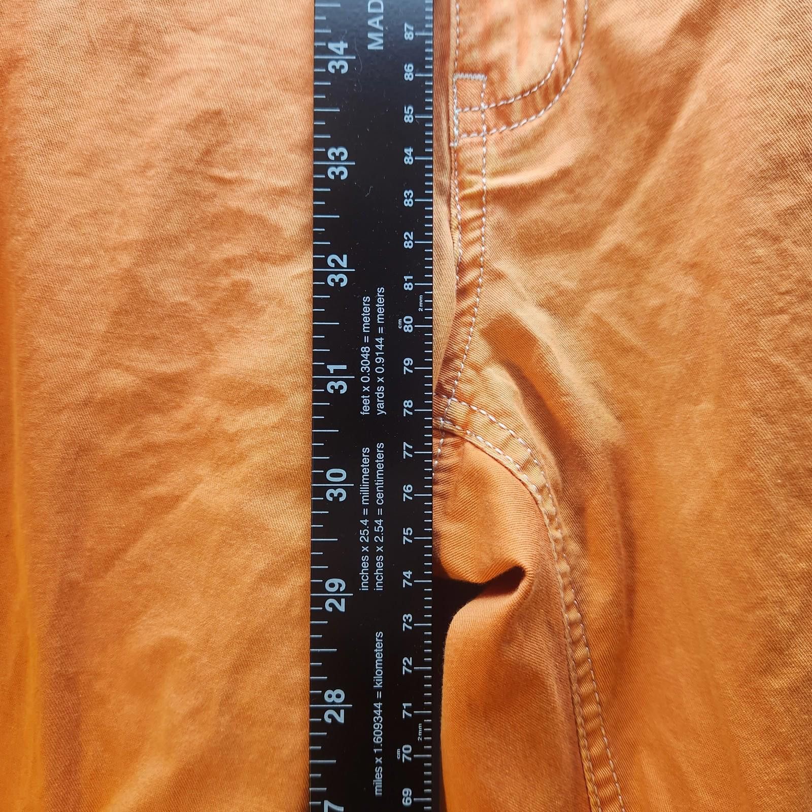 Good Enough Enzo Denim Orange Pants Size 36 Size US 36 / EU 52 - 5 Thumbnail