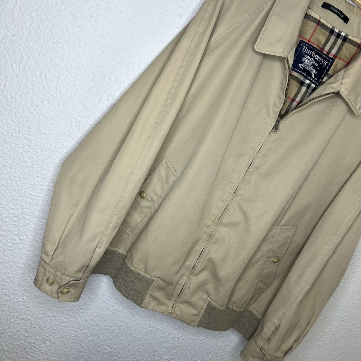 Burberry × Designer × Vintage Vintage 90s Burberry Bomber Nova Check Beige Jacket Size US M / EU 48-50 / 2 - 3 Thumbnail
