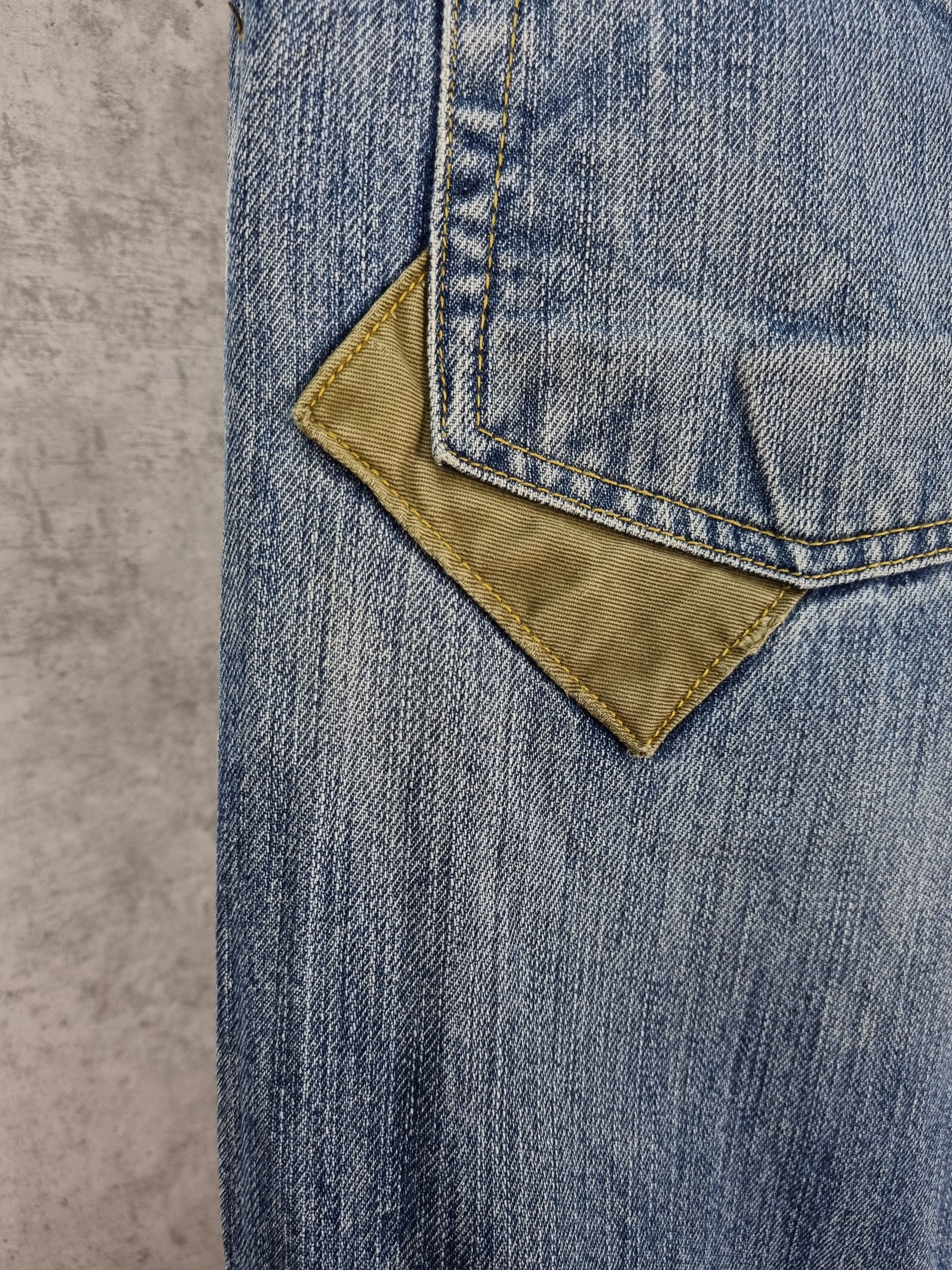 Vintage 90s Dolce & Gabbana Dirty Aesthetic Denim Jeans Size US 32 / EU 48 - 19 Thumbnail