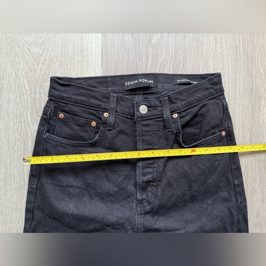 Aritzia Denim Forum Yoko High Rise Slim Women's Skinny Black Jeans Size 26" / US 2 / IT 38 - 9 Thumbnail
