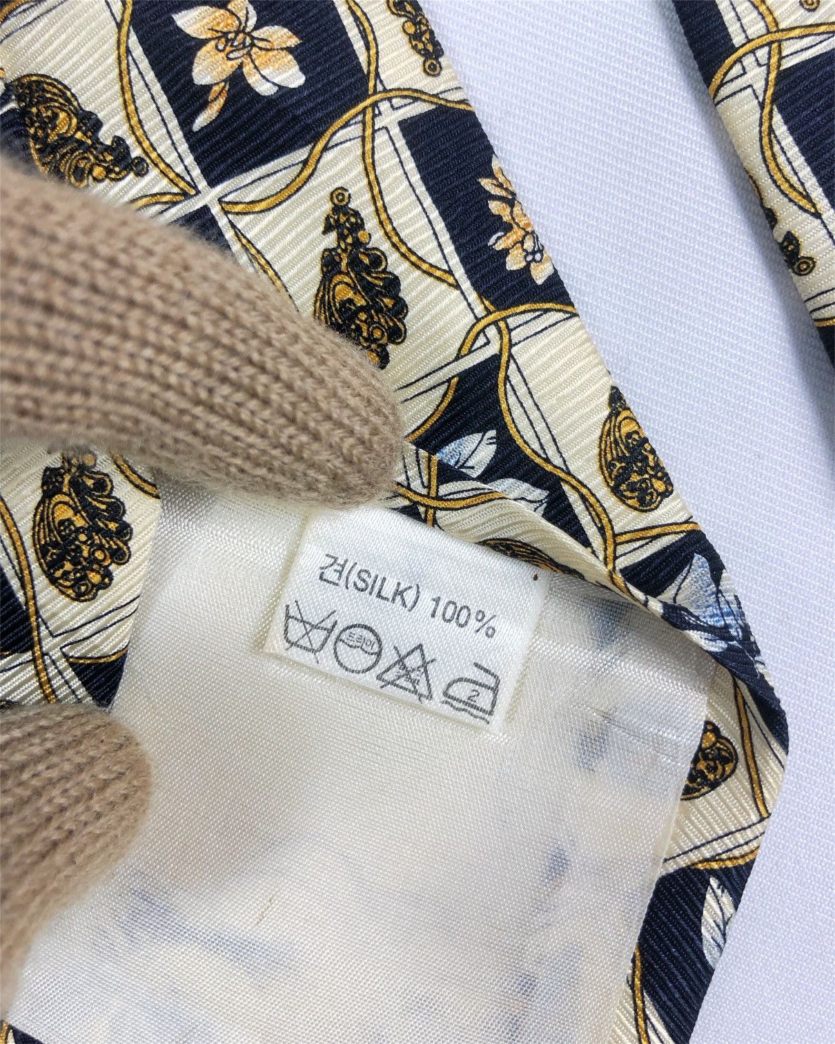 Christian Dior Monsieur × Vintage Rare Vintage Christian Dior Monsieur Silk Tie Size ONE SIZE - 6 Thumbnail
