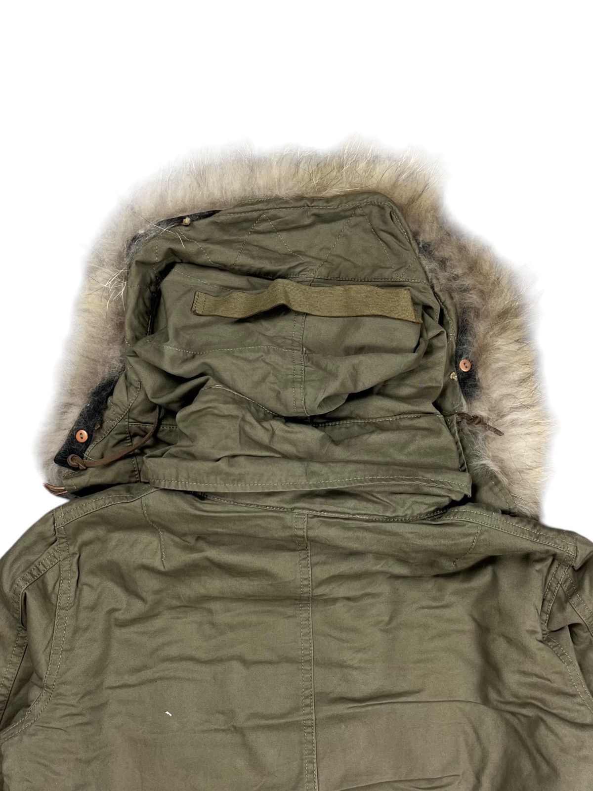 If Six Was Nine 2000s Panaji by GOA - Fur Hoodie Apocalypse Style Jacket Size US M / EU 48-50 / 2 - 9 Thumbnail
