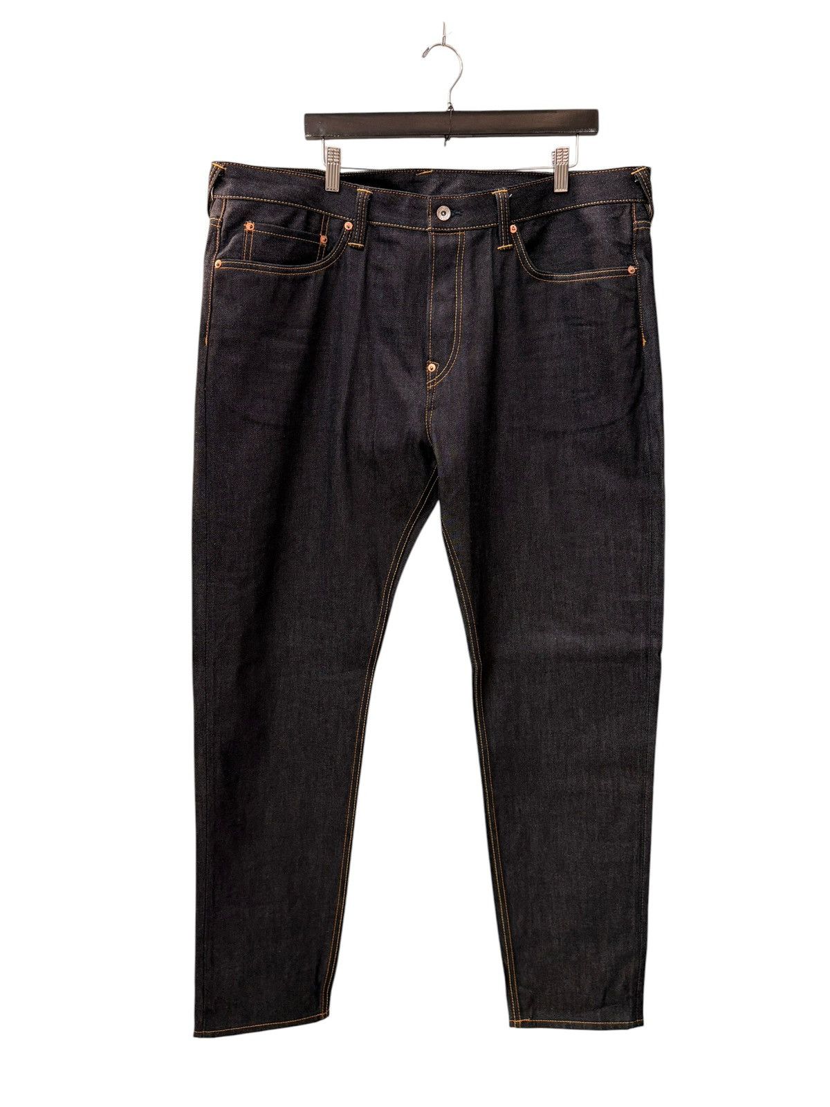 Evisu Evisu Navy Cream Logo jeans Size US 40 / EU 56 - 4 Thumbnail