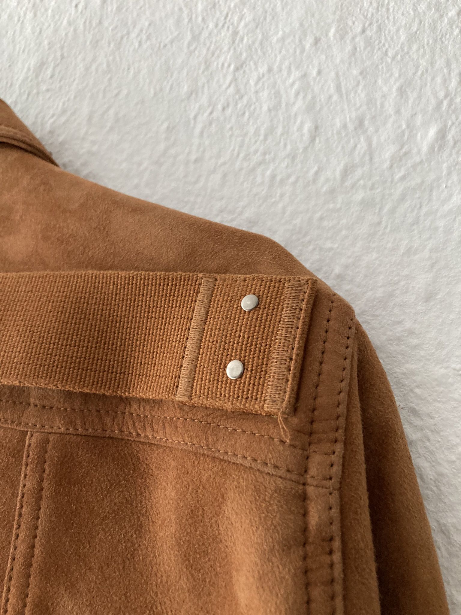 Rick Owens F/W 19 "LARRY" Chain Suede Leather Rotterdam Jacket Size US M / EU 48-50 / 2 - 10 Thumbnail