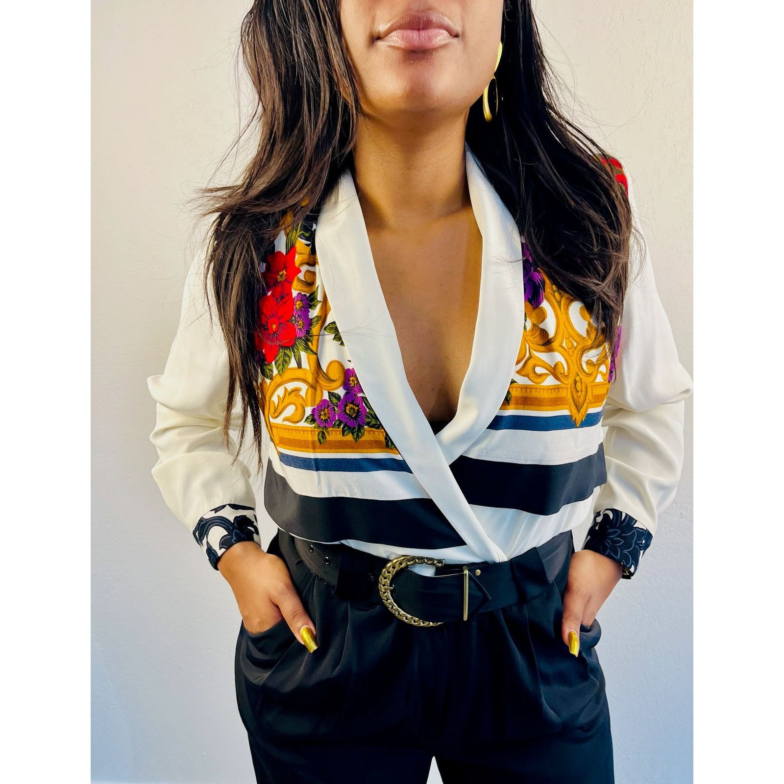 Other Graphic Print Jumpsuit with Belt Size 32" / US 10 / IT 46 - 7 Thumbnail