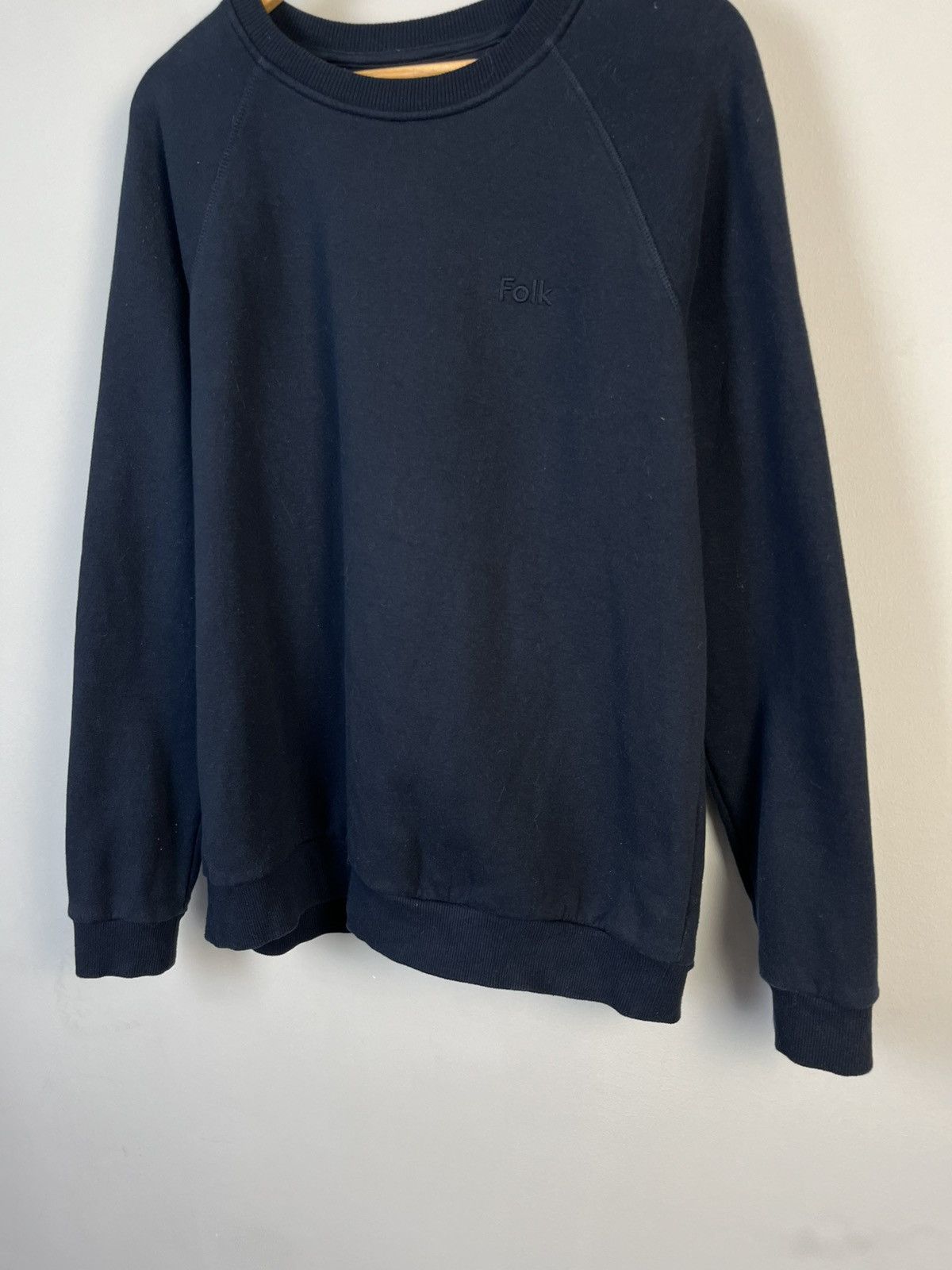 Folk Folk Basic Sand Cotton Basic Logo Sweatshirt Size US XL / EU 56 / 4 - 4 Thumbnail