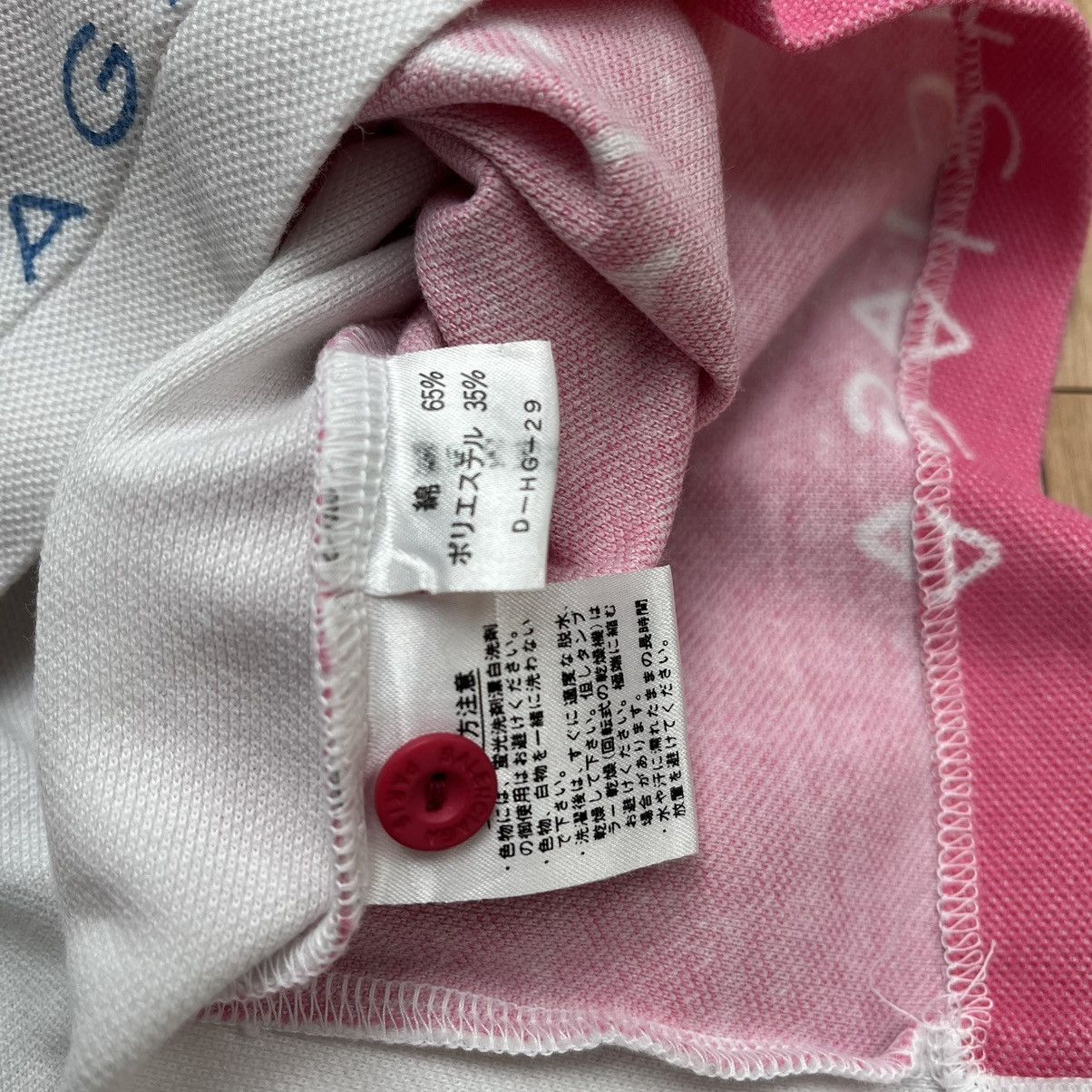 Balenciaga × Vintage Vintage 90s Balenciaga Polo Shirt Full Print Big logo Size M / US 6-8 / IT 42-44 - 5 Thumbnail