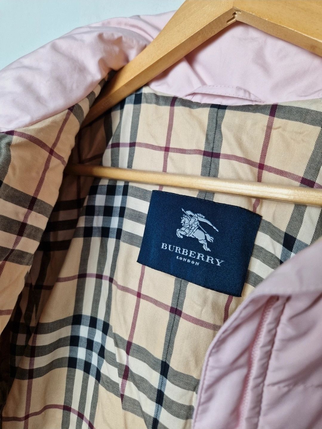 Burberry Burberry pastel pink vintage puffer jacket y2k archive Size S / US 4 / IT 40 - 3 Thumbnail