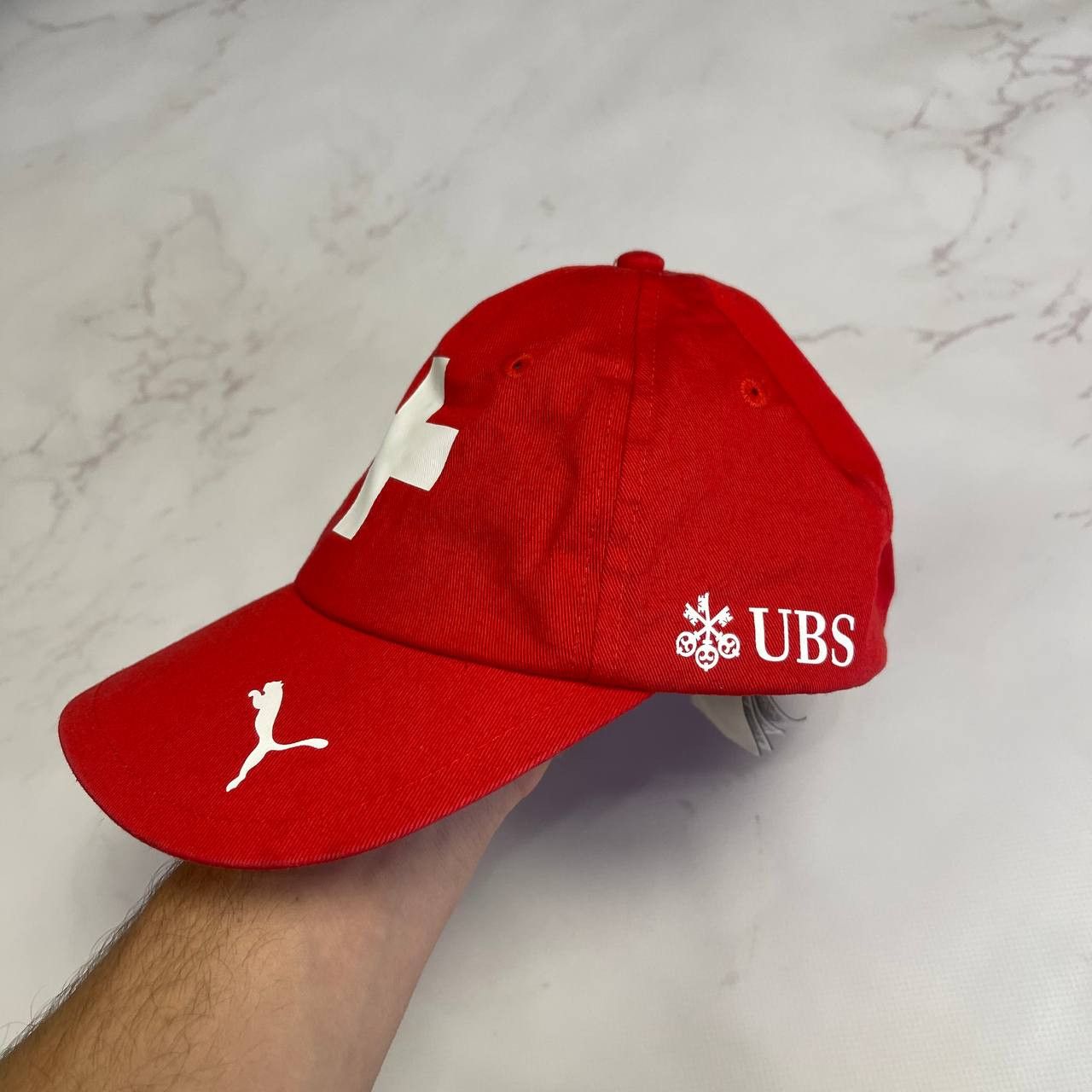 Puma Puma Swiss Soccer Team UBS Baseball Sport CAP HAT OS Size ONE SIZE - 2 Thumbnail