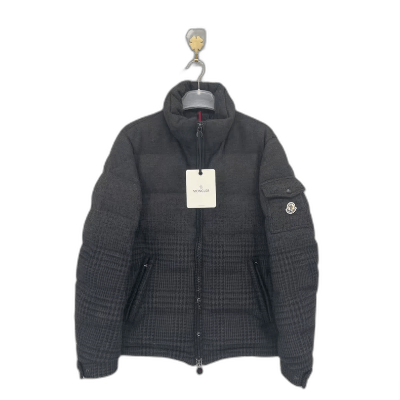 Moncler Moncler Check Wool Down Jacket-yf Size US M / EU 48-50 / 2 - 1 Thumbnail