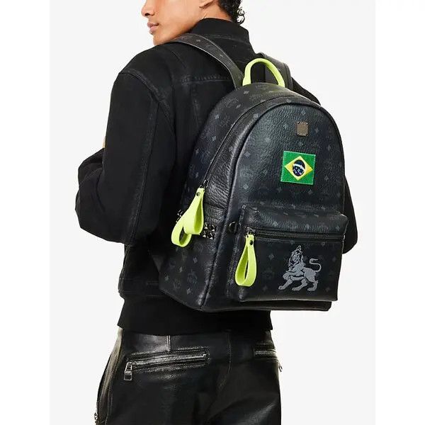 MCM o1mt1gz0825 Size: OS / Medium Backpack in Black Size ONE SIZE - 2 Thumbnail