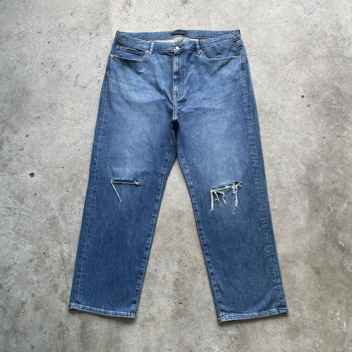 Japanese Brand W38 Vintage Japanese Brand Distressed Jeans Pants Denim Size US 38 / EU 54 - 1 Thumbnail
