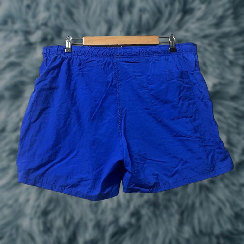 Vintage VINTAGE White Sierra Mens Shorts M Blue Drawstring Athletic Activewear Mens Size US 31 - 1 Thumbnail
