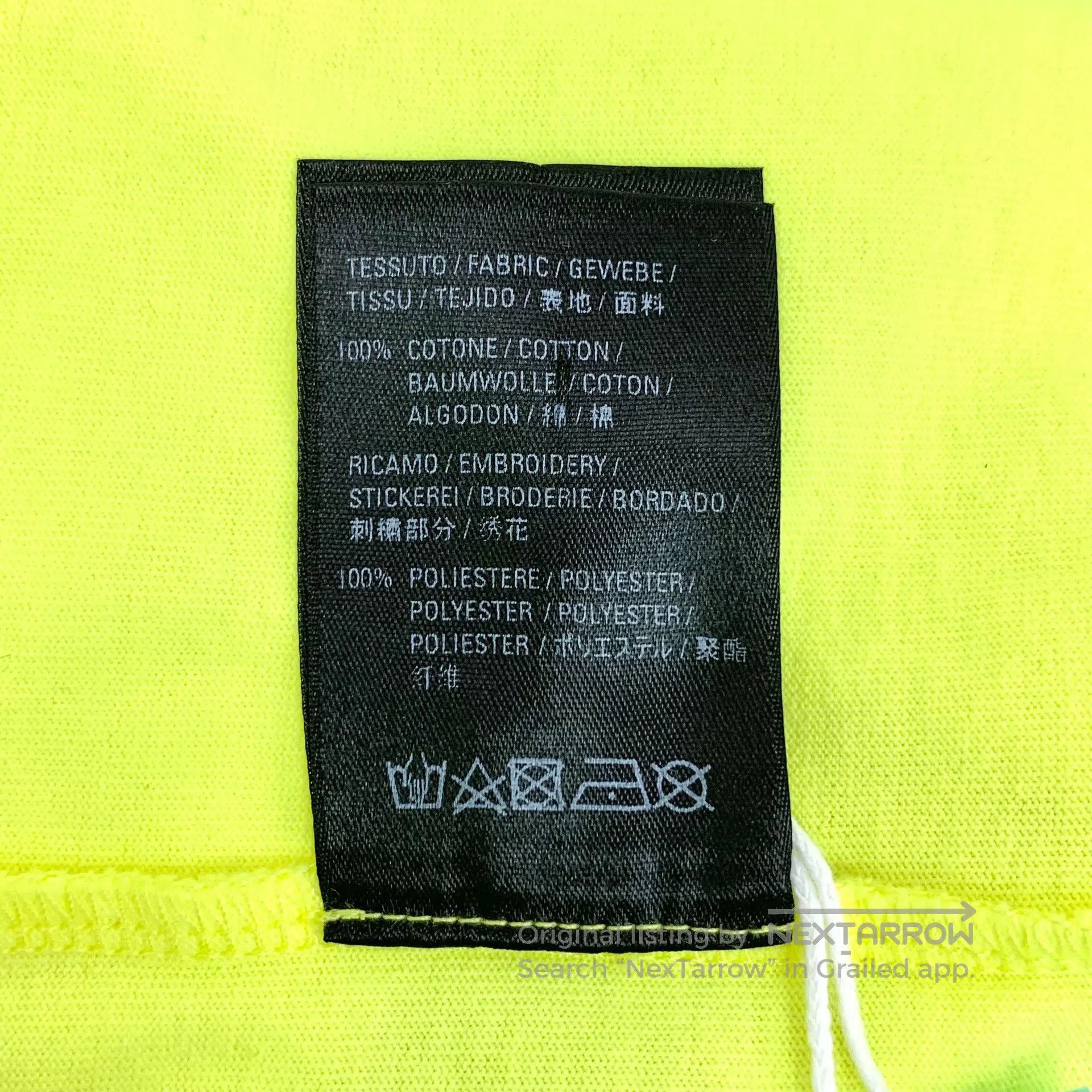 Balenciaga Balenciaga Logo Embroidery Cotton T-Shirt. Size US M / EU 48-50 / 2 - 7 Thumbnail