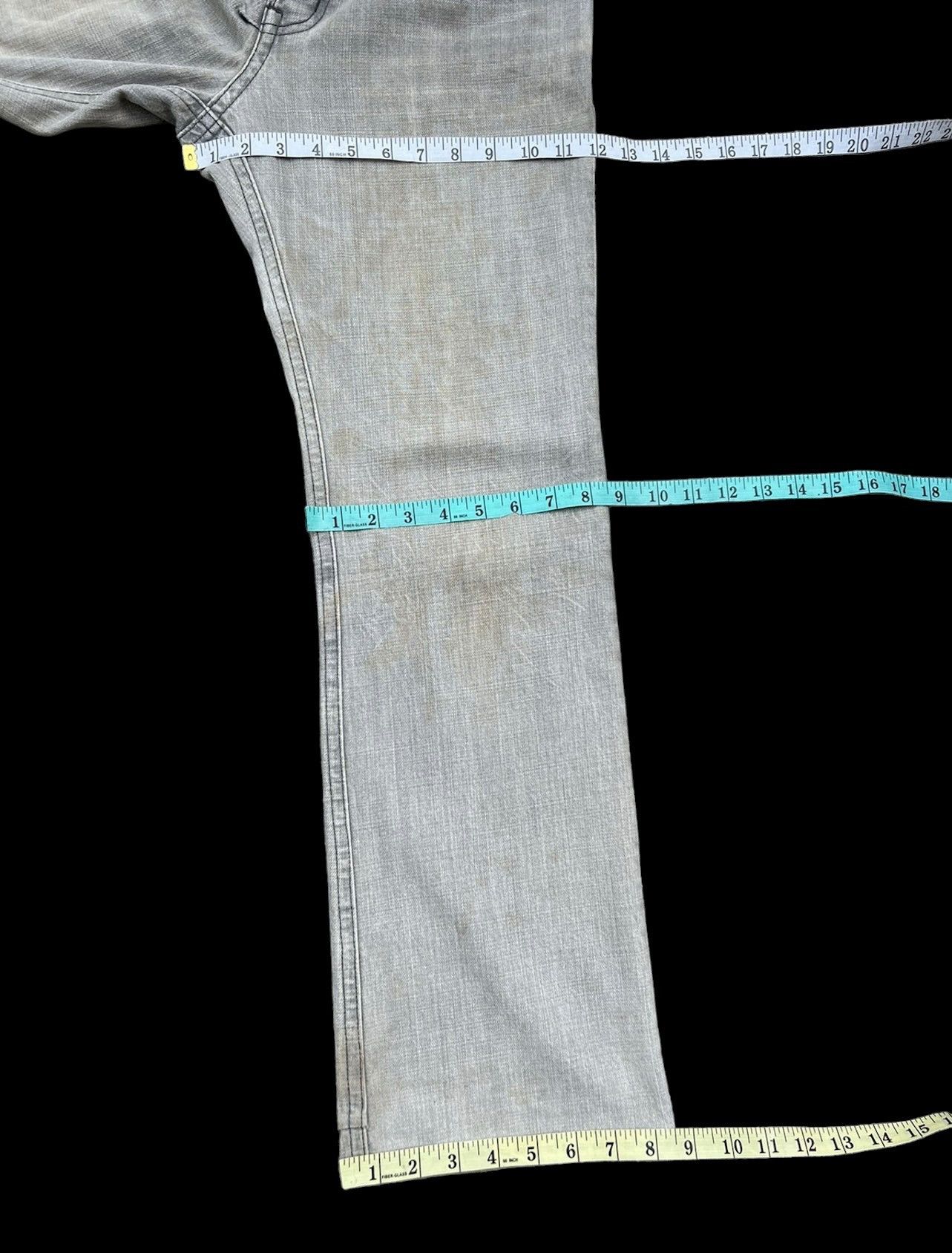 Vintage A.A.R Against All Risks Ageing Mud Stains Denim Jeans Size US 32 / EU 48 - 4 Thumbnail