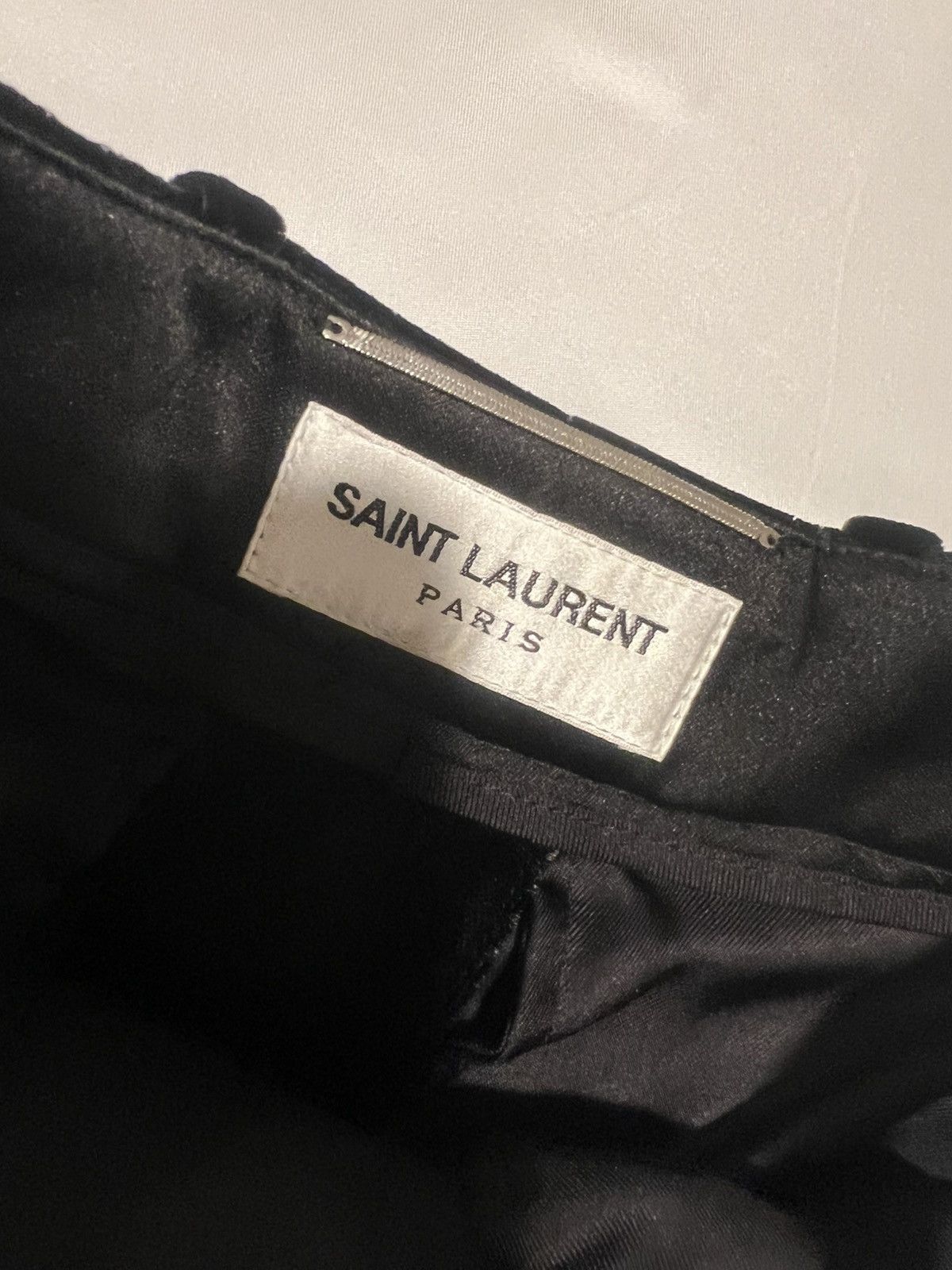 Saint Laurent Paris Saint Laurent wide leg velvet pants. 48/32. $2890 Size US 32 / EU 48 - 8 Thumbnail