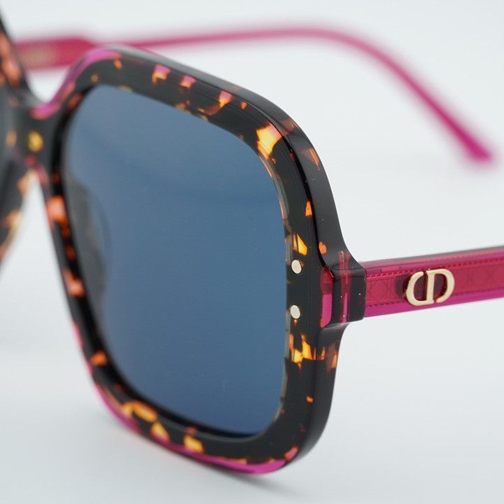 Dior Dior DIORHIGHLIGHT S1I 24B0 Sunglasses Havana Square Frame Size ONE SIZE - 2 Thumbnail