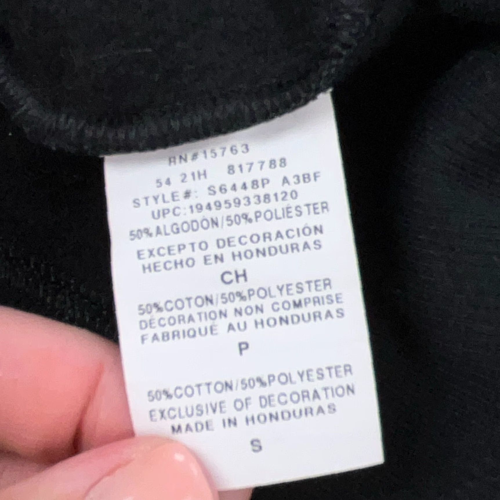 Champion Champion Hoodie Women Small Black Red White Sweatshirt Heavy Retro AOP Size S / US 4 / IT 40 - 5 Thumbnail