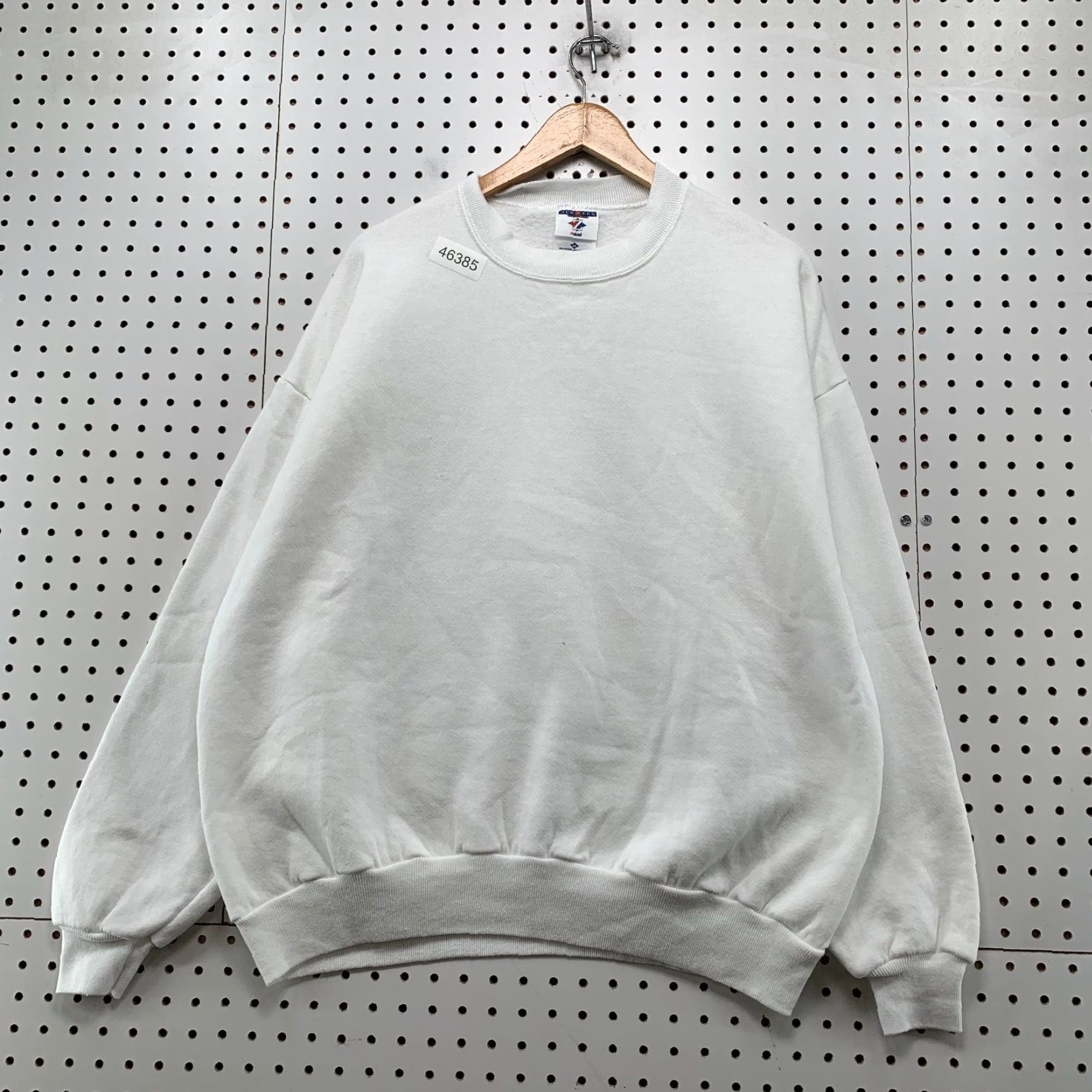 Jerzees VINTAGE Jerzees Sweatshirt Mens XL White Fleece 90s Crewneck USA Sweatshirt 90s Mens XL White Jerzees Vintage 90s Theme: 90s Size US XL / EU 56 / 4 - 2 Thumbnail