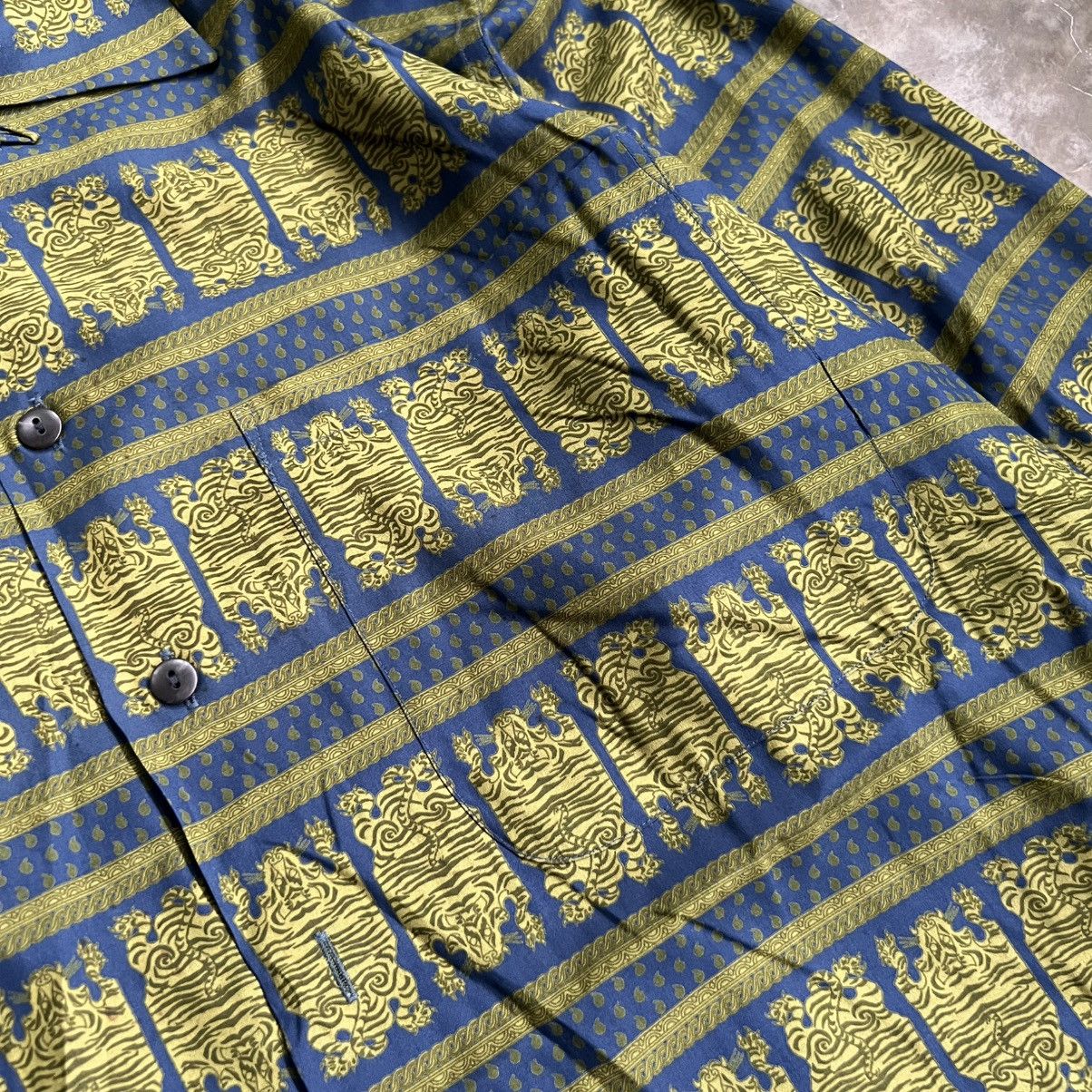 Christian Dior Monsieur Vintage 90s Christian Dior Pattern Long Sleeve Shirt Size US XL / EU 56 / 4 - 4 Thumbnail