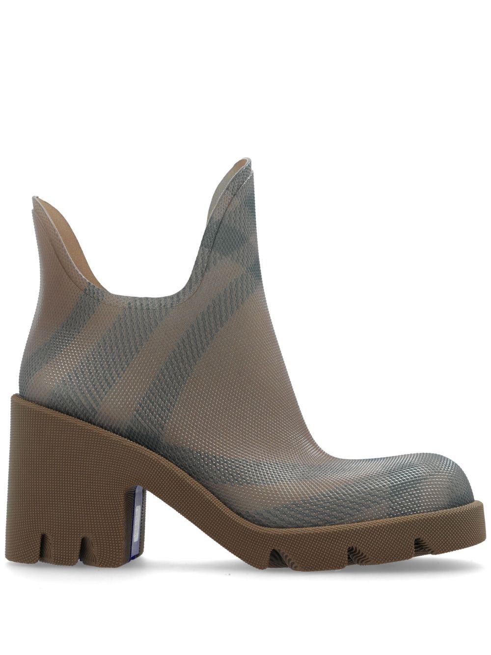 Burberry Marsh Checked Rubber Boots IT 40 Women - USA Duties Paid