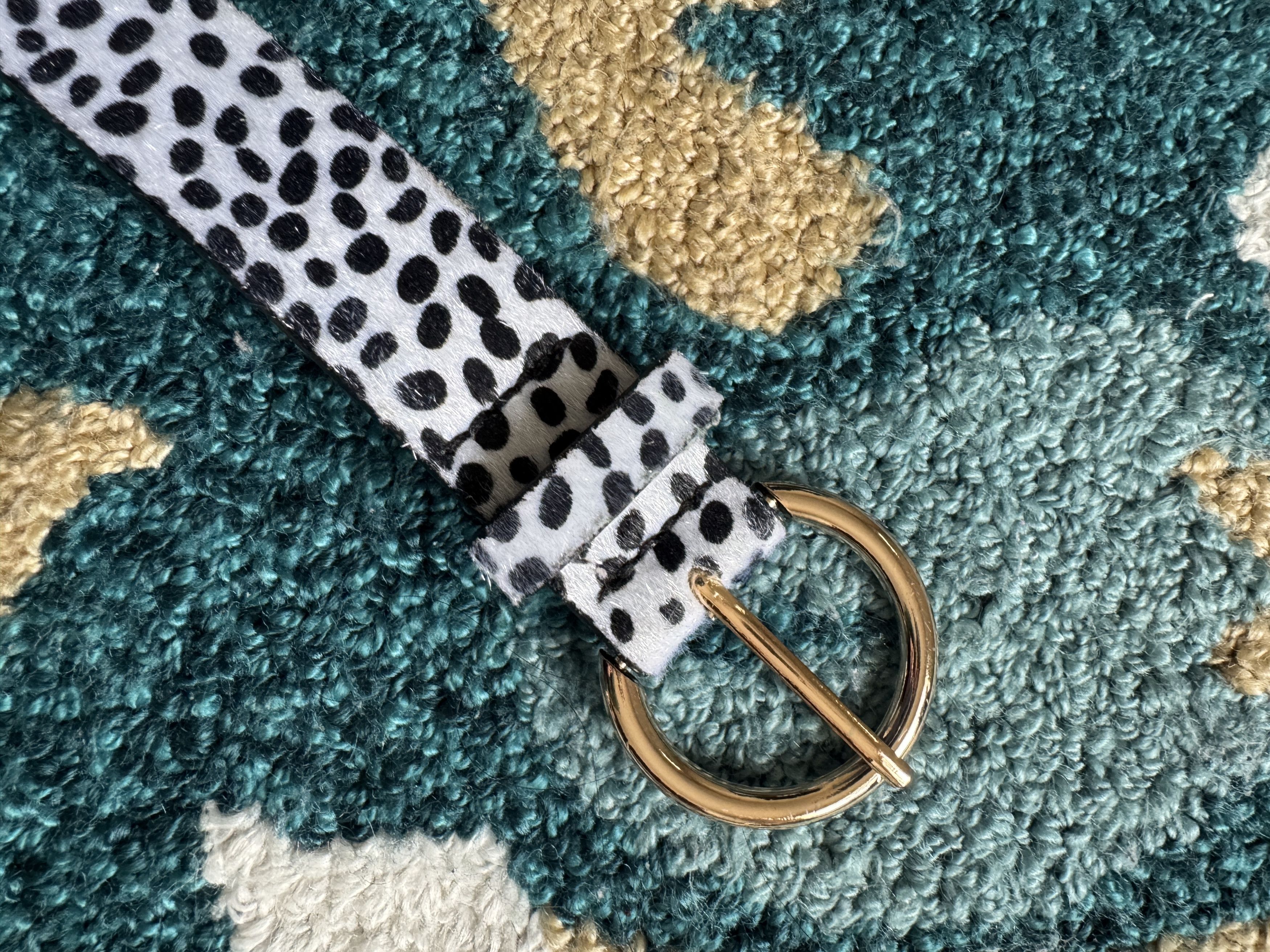 Other Vintage Y2K Animal Print Belt - Fur Cow Leopard Size ONE SIZE - 2 Thumbnail