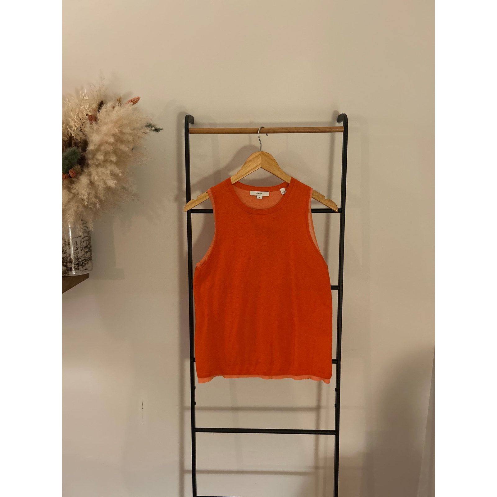 Vince Vince Double Layer Orange Tank Top - Size Small Size S / US 4 / IT 40 - 5 Thumbnail