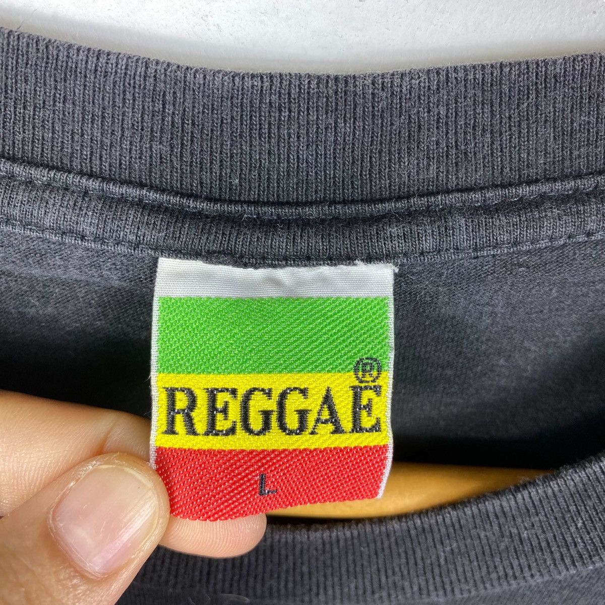 Band Tees × Vintage Reggae JAH RAFTAFARI Long Sleeve Tee Shirt Medium Size Size US M / EU 48-50 / 2 - 6 Thumbnail