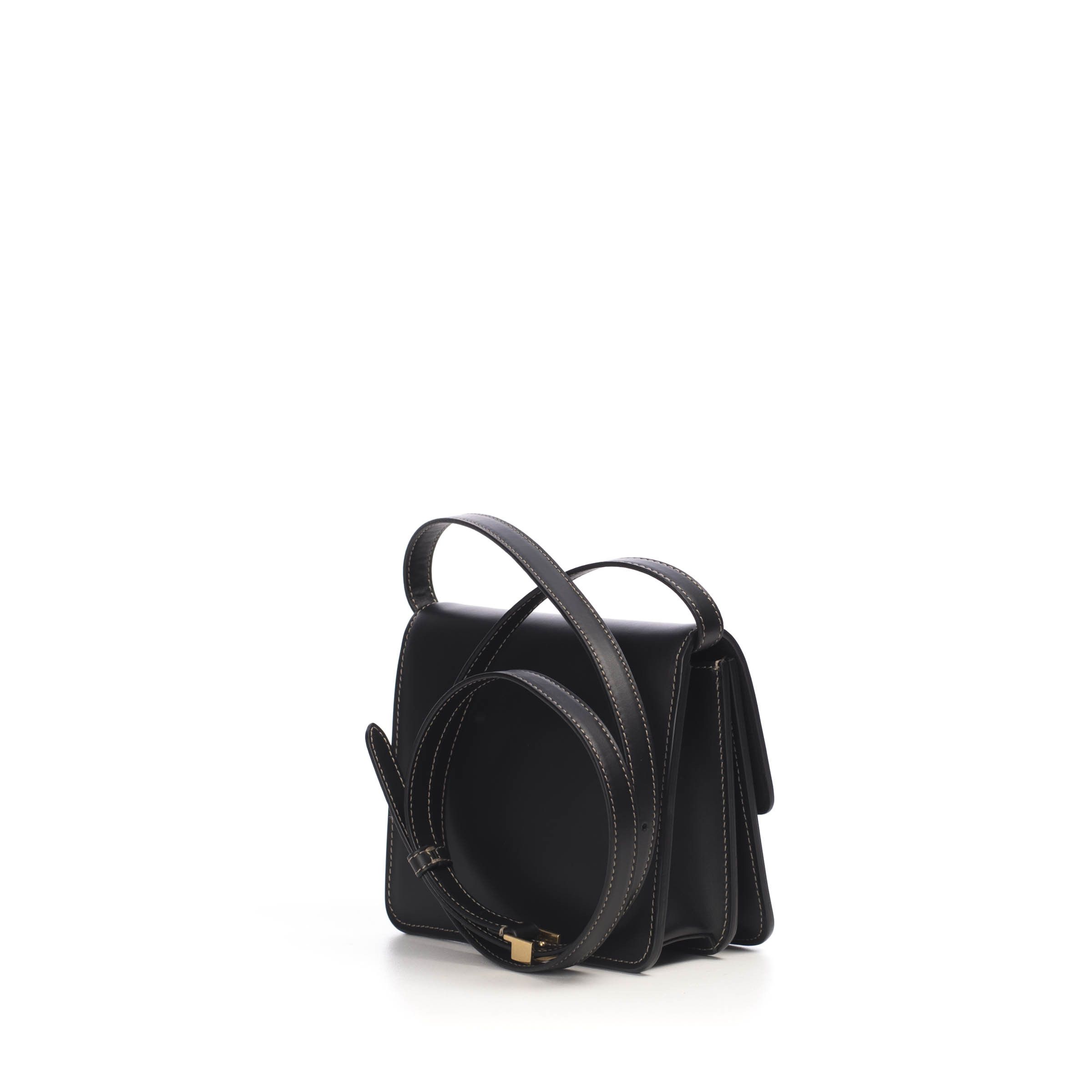 Fendi Black Leather Karligraphy Bag Size ONE SIZE - 6 Thumbnail