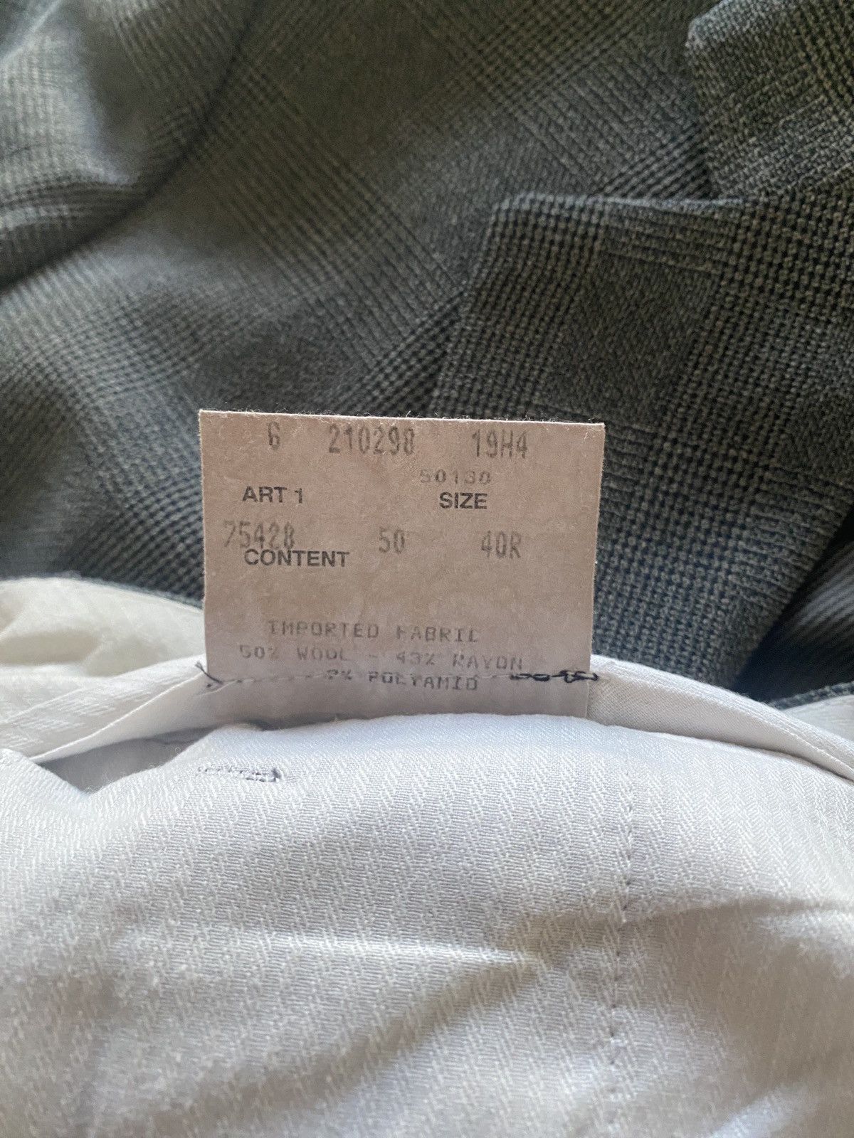 Hugo Boss Hugo Boss made in usa gray suit Size 40R - 5 Thumbnail