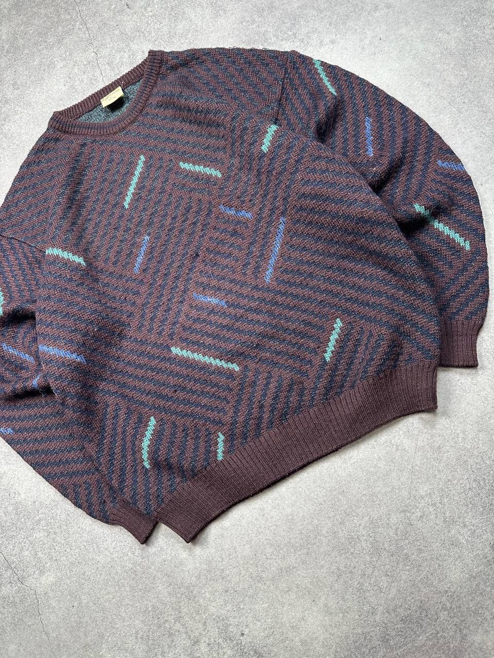 Polo Ralph Lauren Vintage Wool Blend Knit Sweater, Size L – Classic Cozy Style Size US L / EU 52-54 / 3 - 3 Thumbnail