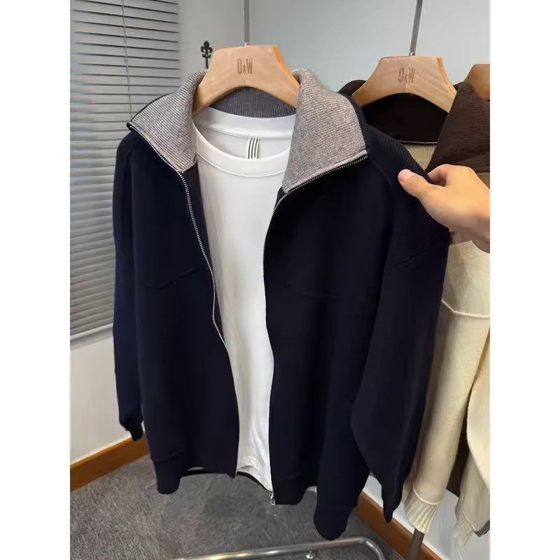 Other Casual Navy Blue Knitwear Turtleneck Trendy Sweater Jumper Size US XXL / EU 58 / 5 - 5 Thumbnail