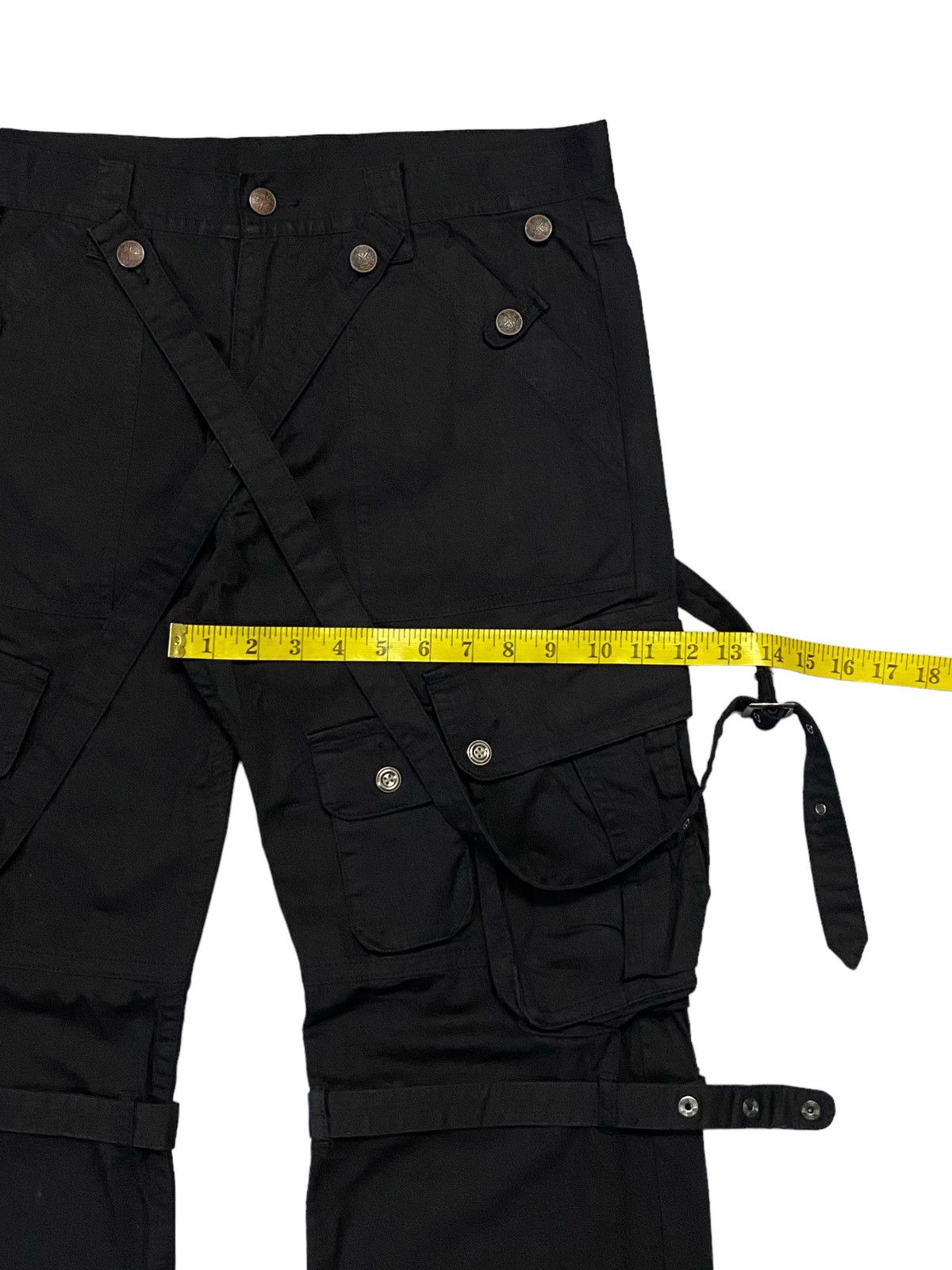 If Six Was Nine Japanese Brand “CHIL DEROC III” Bondage Pants Size US 32 / EU 48 - 8 Thumbnail