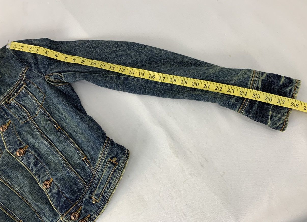 Jungles Finglacoote Japan Indigo Denim Biker Moto Jacket Size M / US 6-8 / IT 42-44 - 13 Thumbnail