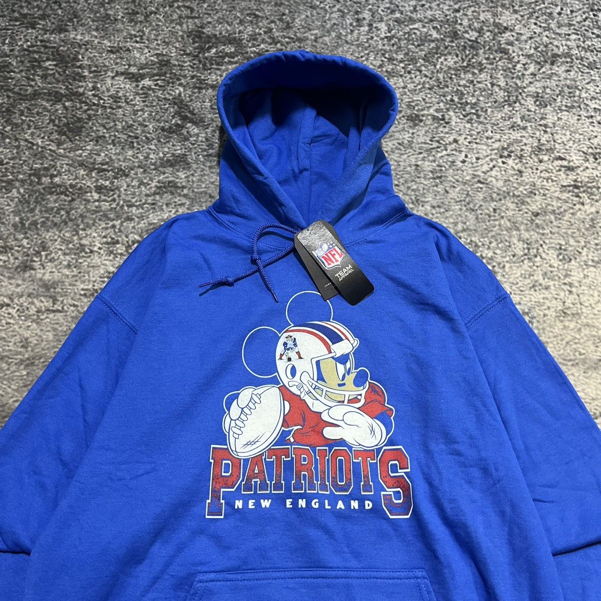 Junk Food New England Patriots Mickey Mouse Disney Hoodie Sweatshirt Size US L / EU 52-54 / 3 - 3 Thumbnail