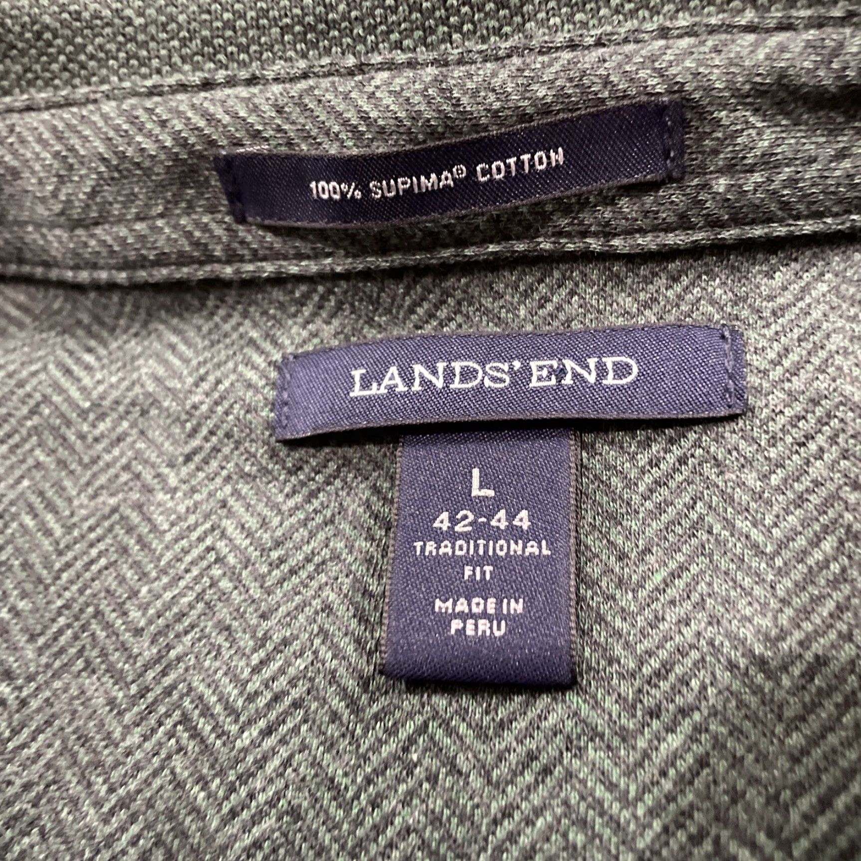Lands' End Lands' End Rugby Shirt Men L Green Belair Savona Road Logo Size US L / EU 52-54 / 3 - 3 Thumbnail