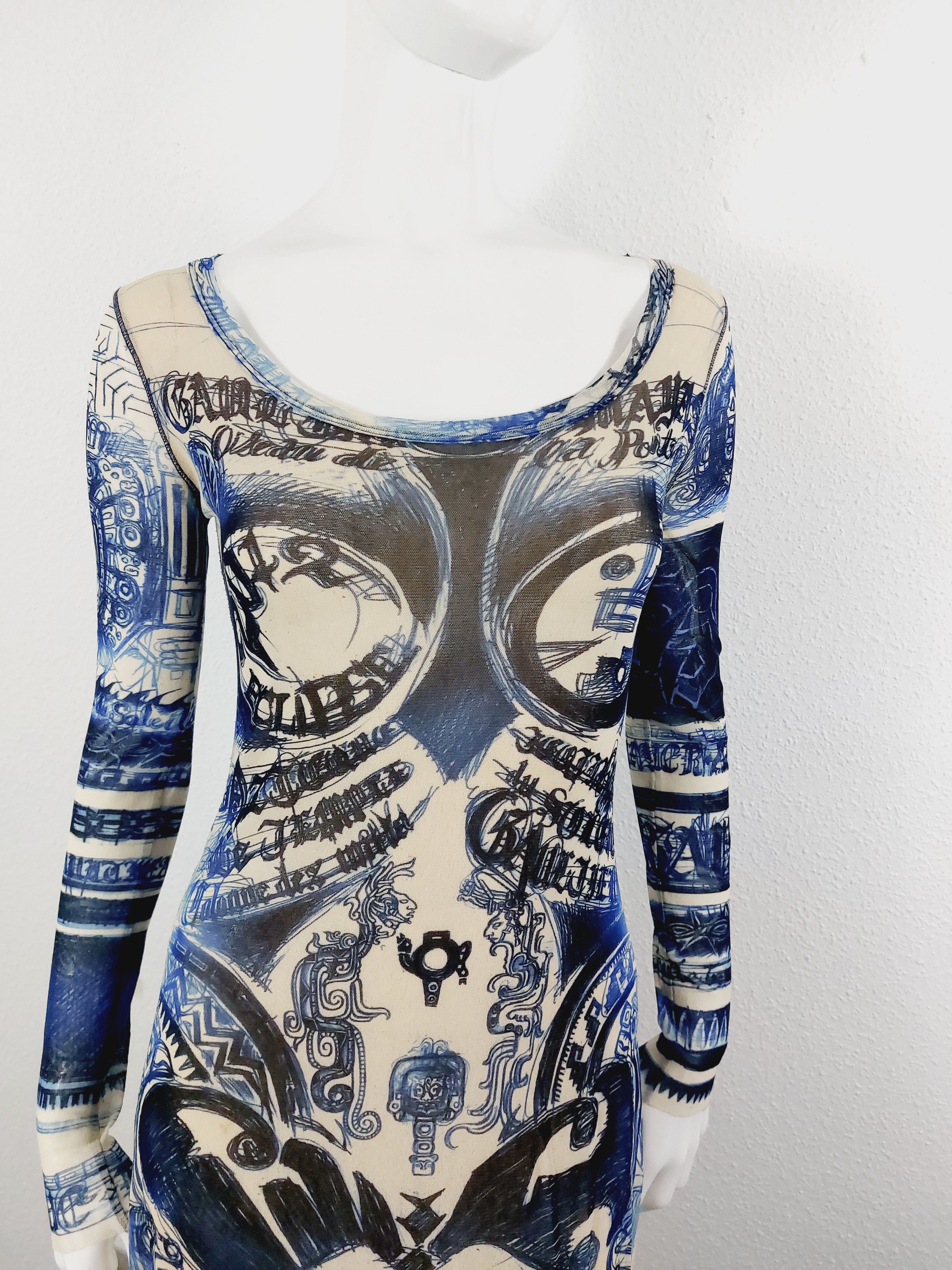 Jean Paul Gaultier Jean Paul Gaultier Maori 2012 Maya Eclipse Satan Dress Size M / US 6-8 / IT 42-44 - 3 Thumbnail