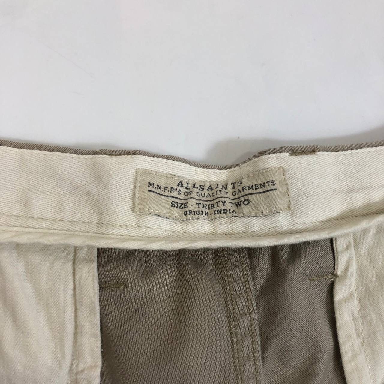 Allsaints × Japanese Brand Allsaints Khaki Shorts Size US 31 - 10 Thumbnail