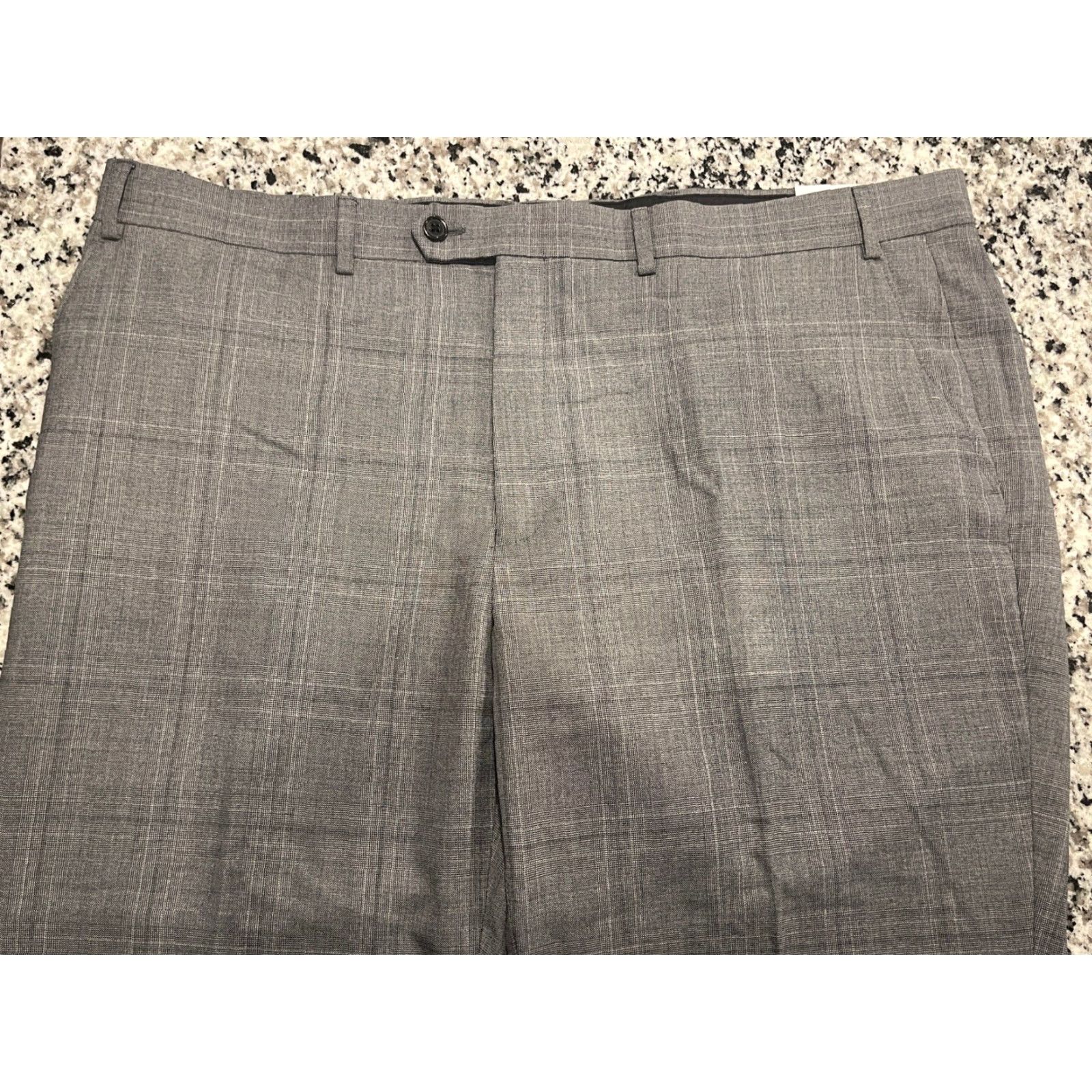 Ralph Lauren Ralph Lauren Black Label Pants Wool Polyester Gray Plaid Academia Straight Leg 42x30 Mens Dress Pants Size US 42 / EU 58 - 2 Thumbnail