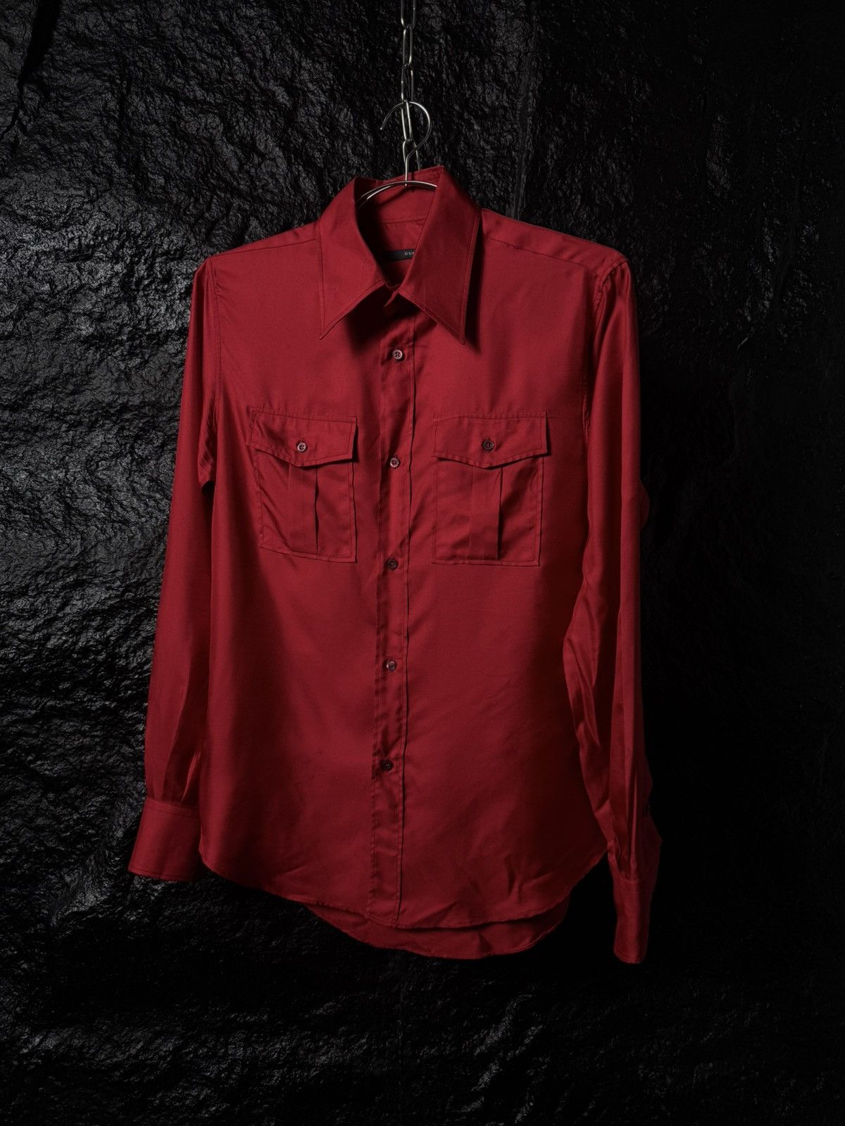 Gucci × Tom Ford Gucci x Tom Ford SS03 Embroidered Silk Shirt
