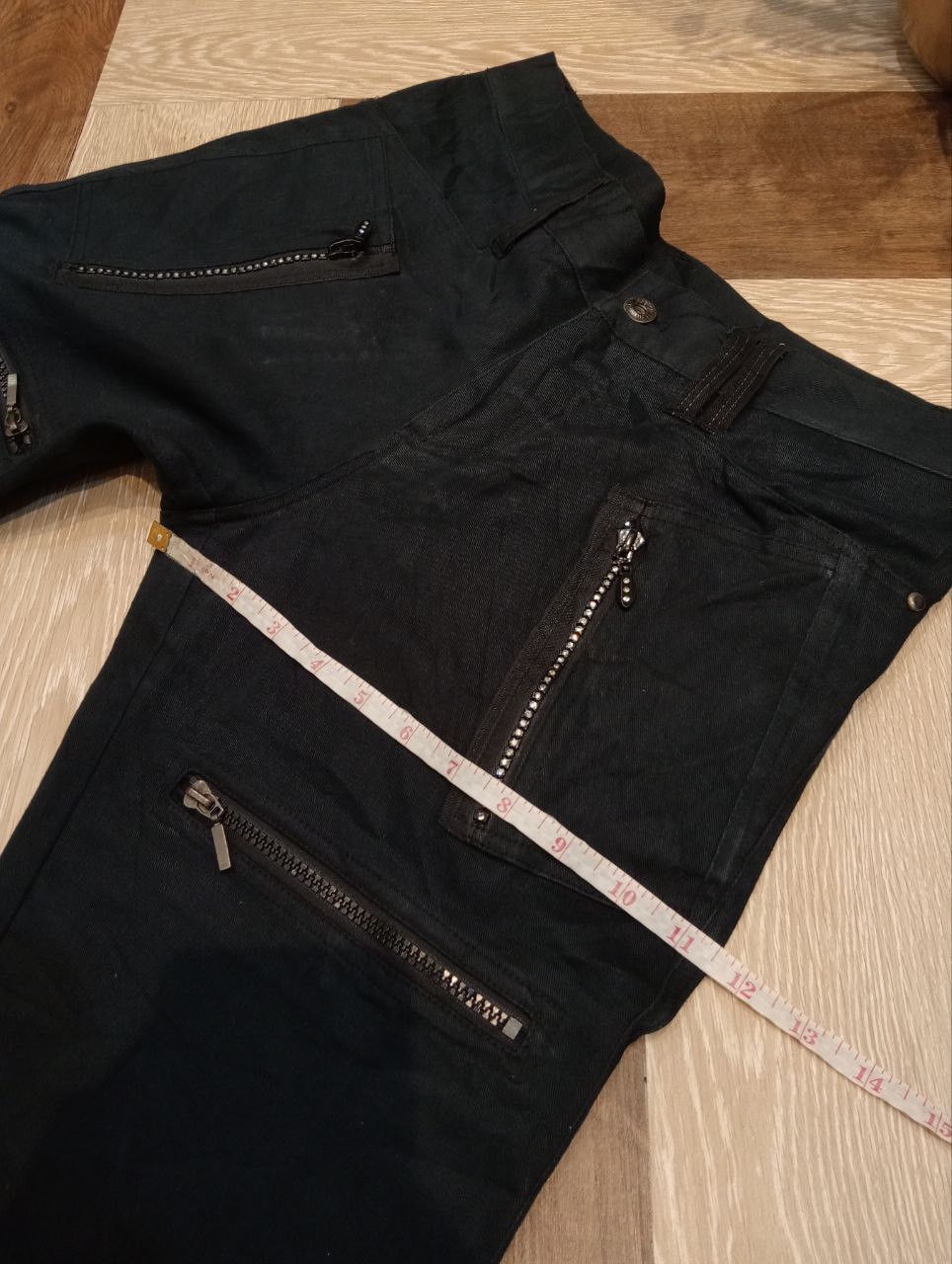 semanticdesign JAPANESE SEMANTIC DESIGN FLARED PANTS PUNK ZIP - SIZE M Size US 32 / EU 48 - 18 Thumbnail